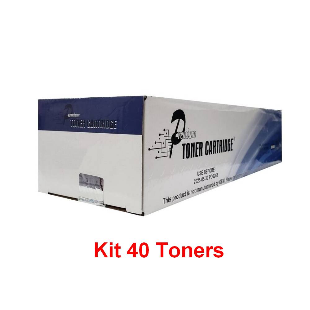 Kit 40 Toner Brother Preto Masterprint TN1060 1000 HL1202 HL1212W DCP1617NW DCP1602