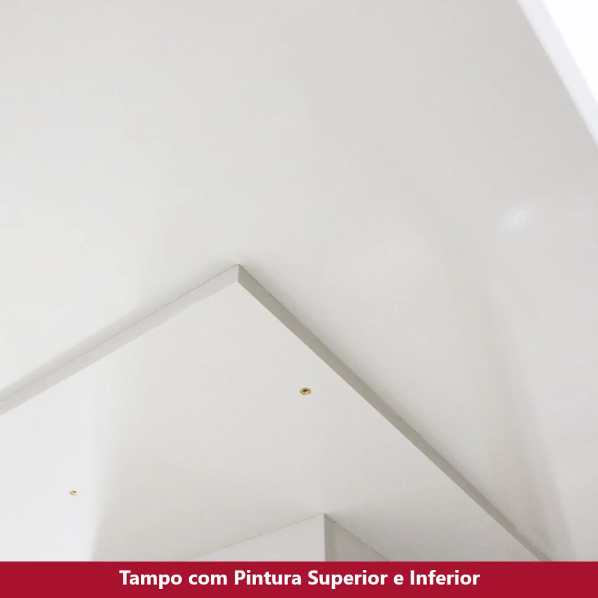 Conjunto de Mesa 4 Cadeiras Tampo MDF com Assento Estofado Natalí Henn - Nature/Off white/Creme