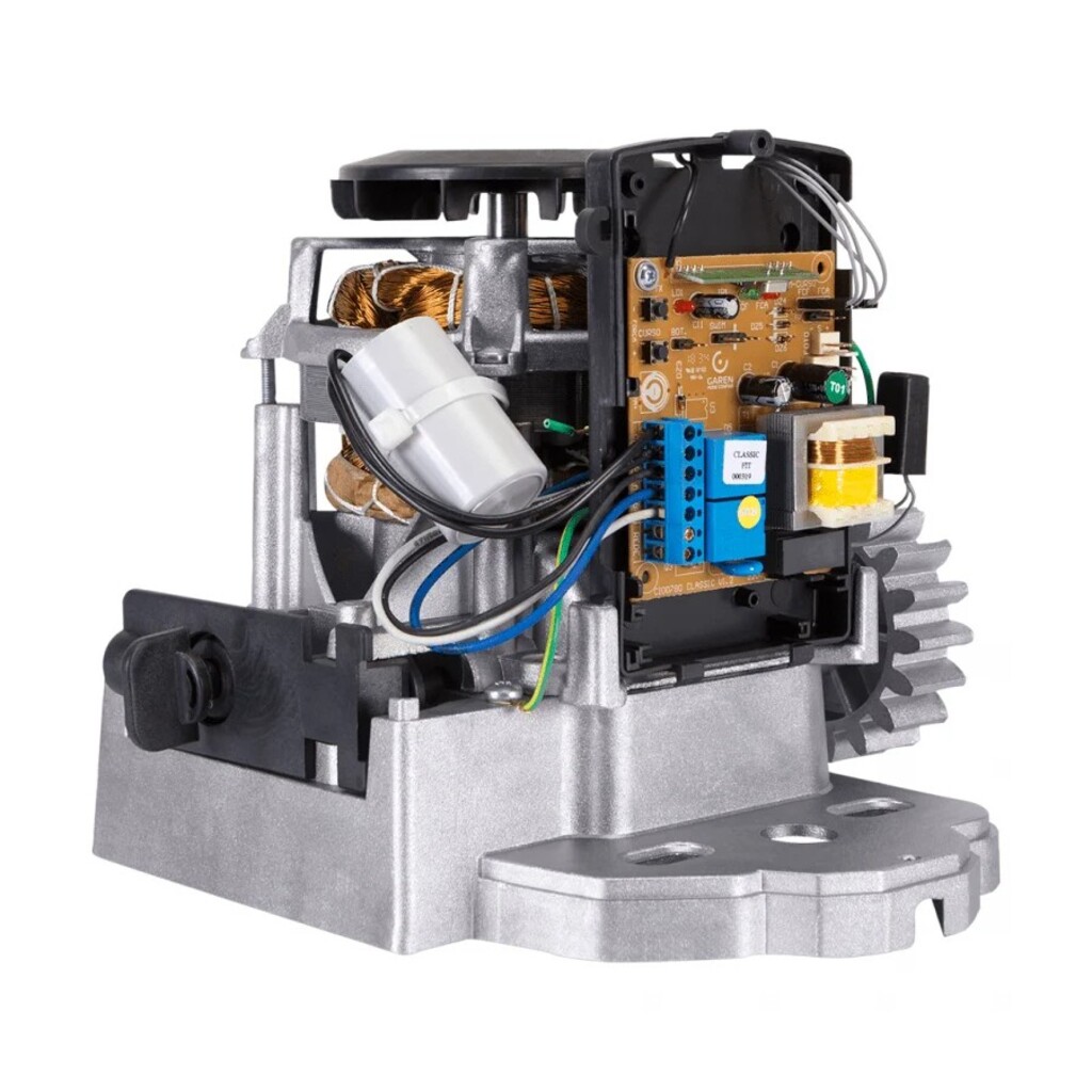 Motor de Portão Automatizador Deslizante GAREN até 500 Kg 220 Volts KDZ FIT 1/4 RAMP - Residencial Com 2 Controles - F17171-GCT 220V