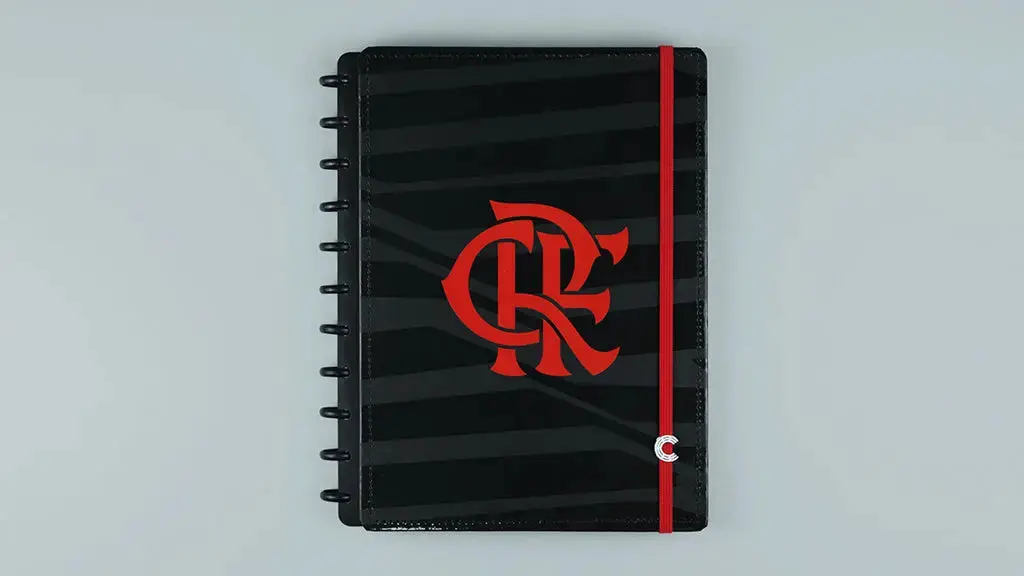 Caderno Inteligente Flamengo Rubro-Negro com 60 Folhas Pautadas 20 Folhas Lisas