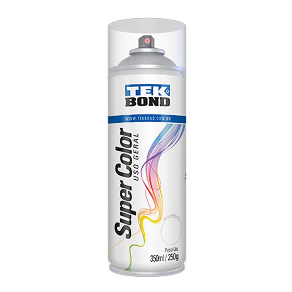 Tinta Spray Multiuso 350ml Tekbond Verniz Brilhante - 69957366619