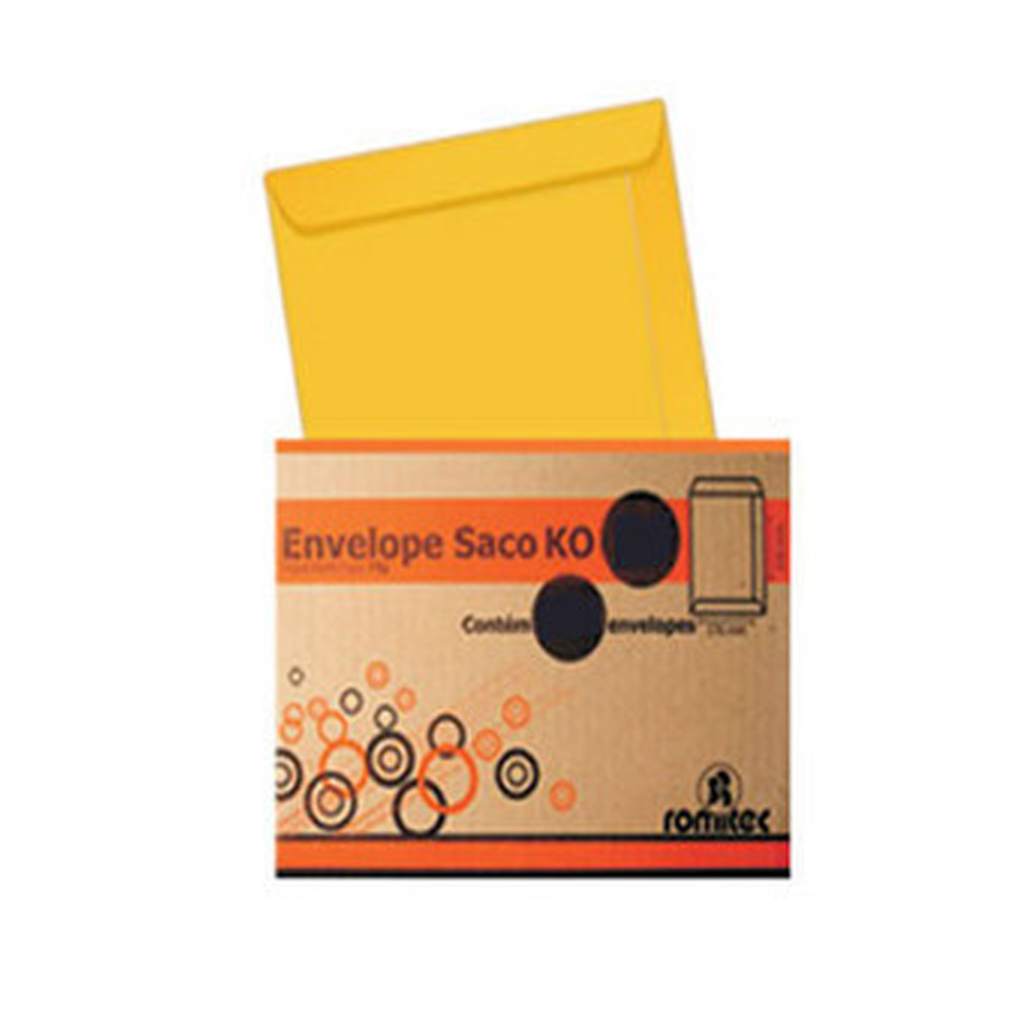 Envelope Kraft Ouro 162x229mm Romitec Caixa com 100 Unidades - 5738R