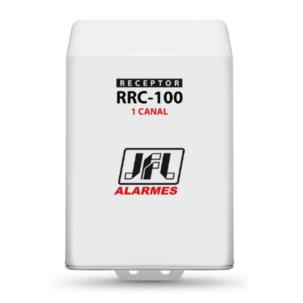 Receptor para Controle Remoto 1 Canal 433,92Mhz Hopping code e Rolling Code Alcance 100 Metros - JFL - RRC-100