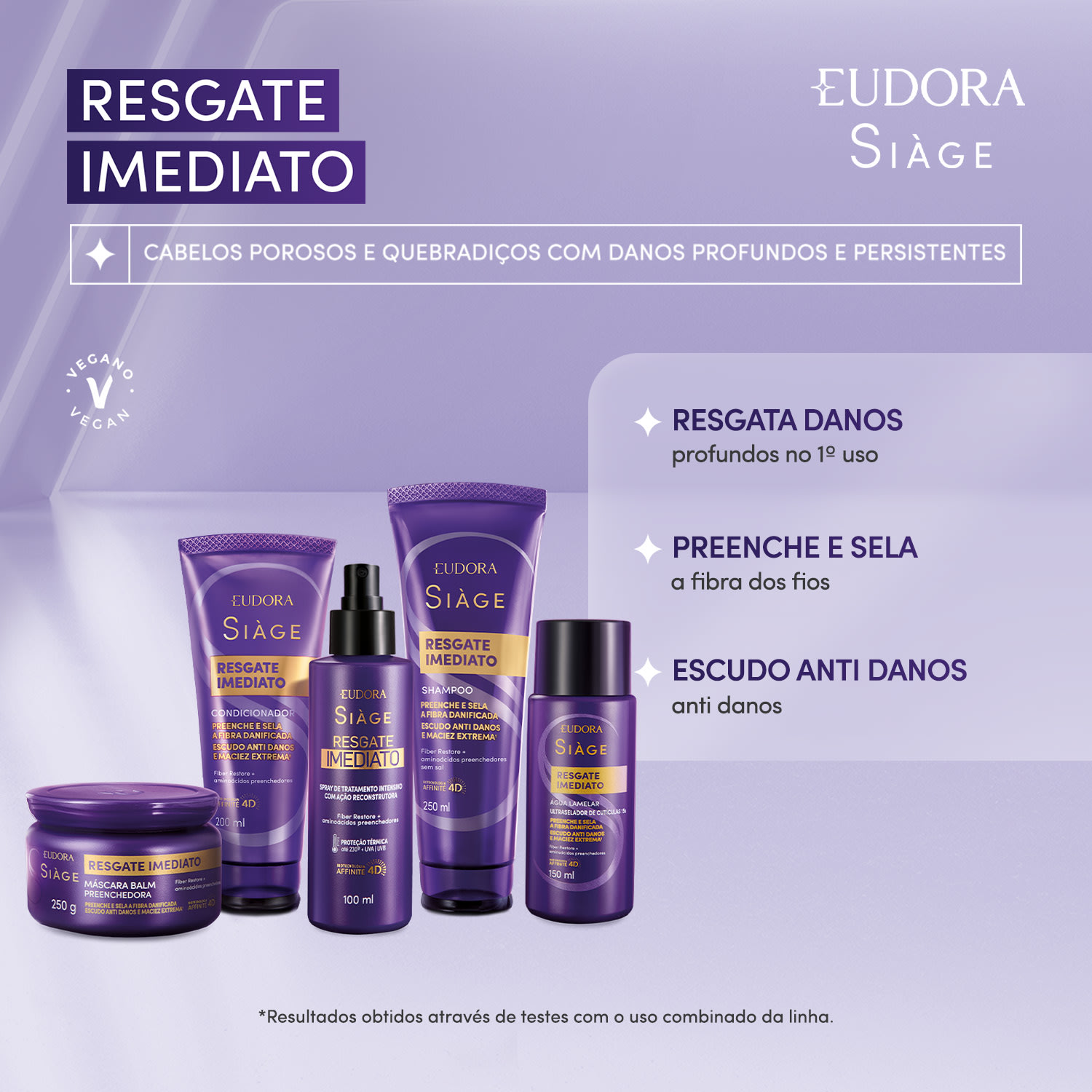 Máscara Balm Preenchedora Siàge Resgate Imediato 250g