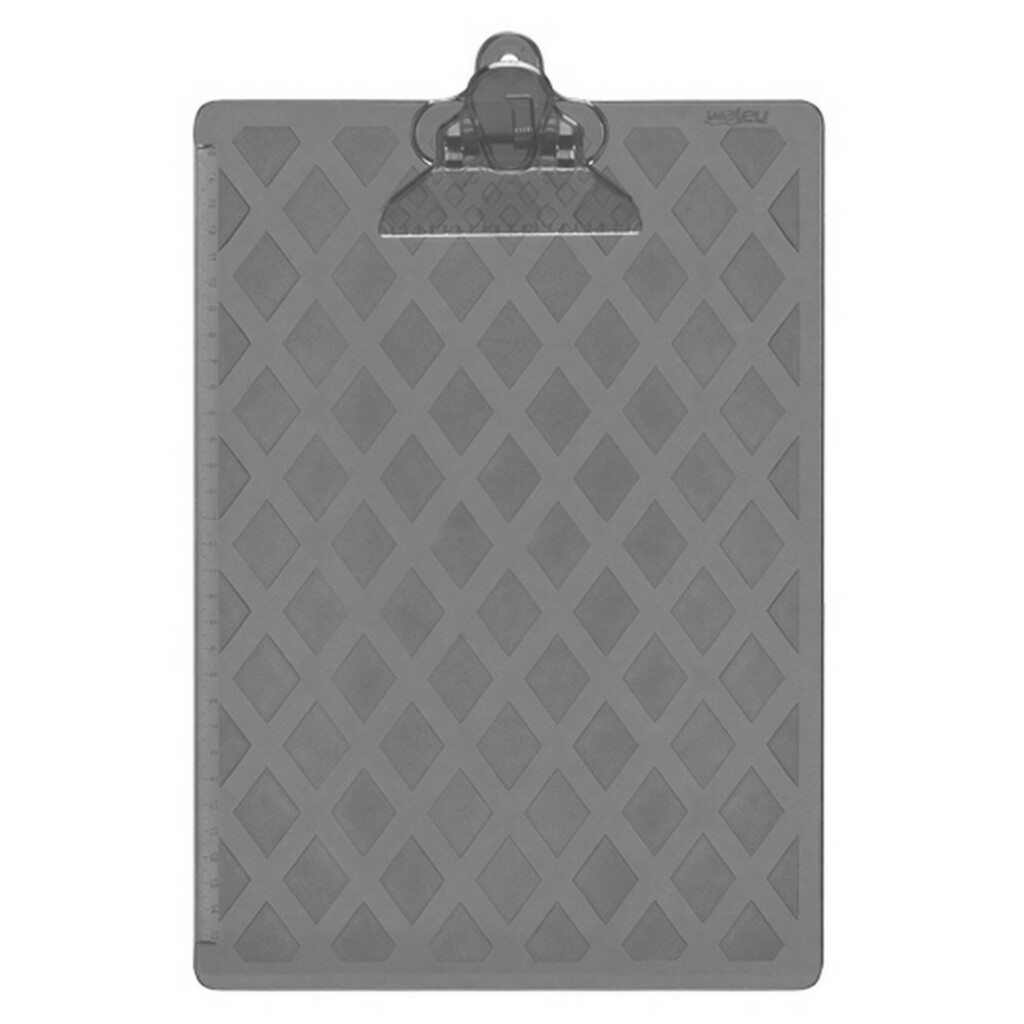 Prancheta Plástico Ofício 36,5 x 24 x 0,3cm Fumê Maxcril - Unitário - 10260017