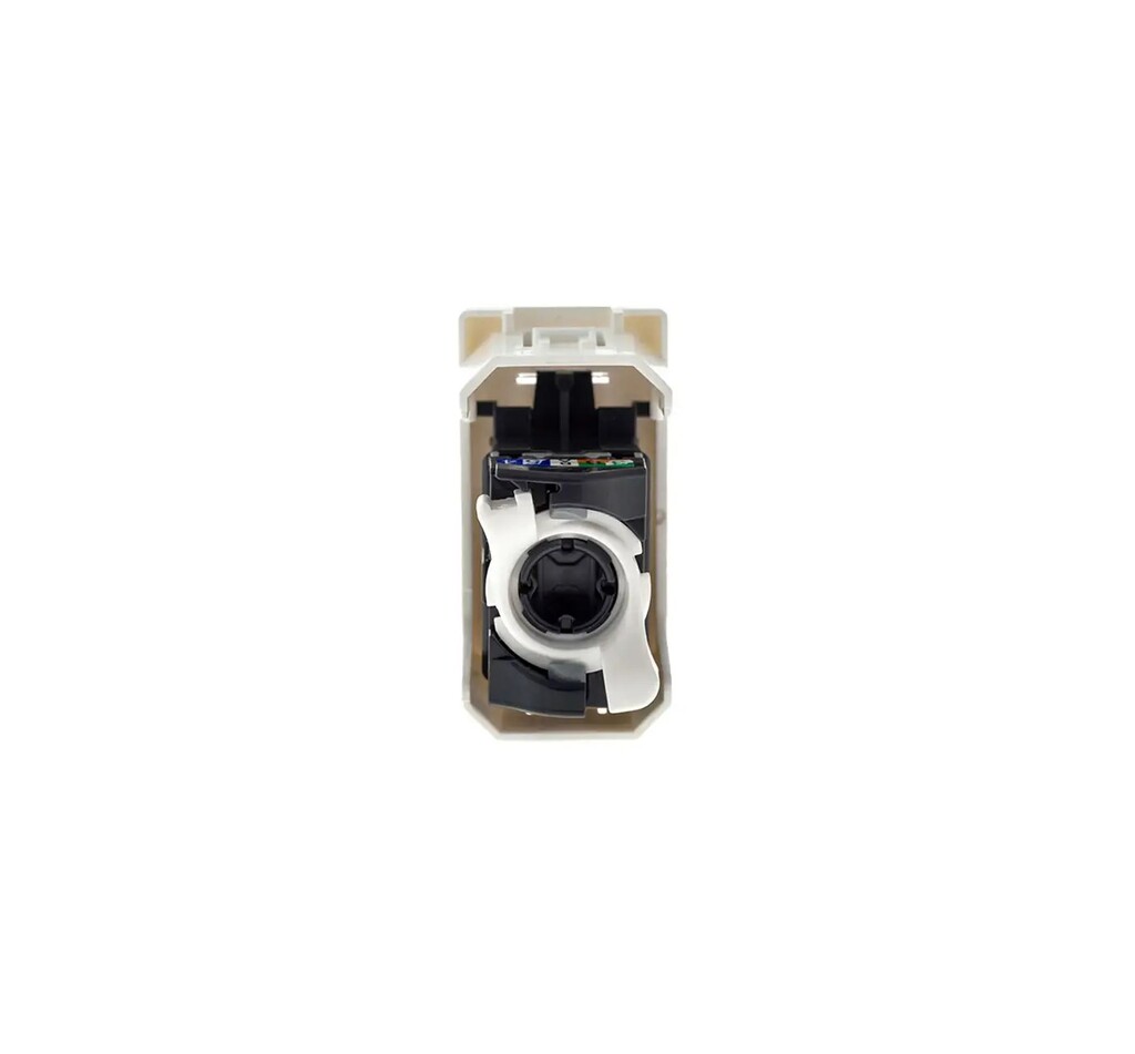 Tomada para RJ45 Cat.5e Lcs² Módulo Embutir Pial Plus+ I Legrand Branco - 615045BC - Autodecapáveis