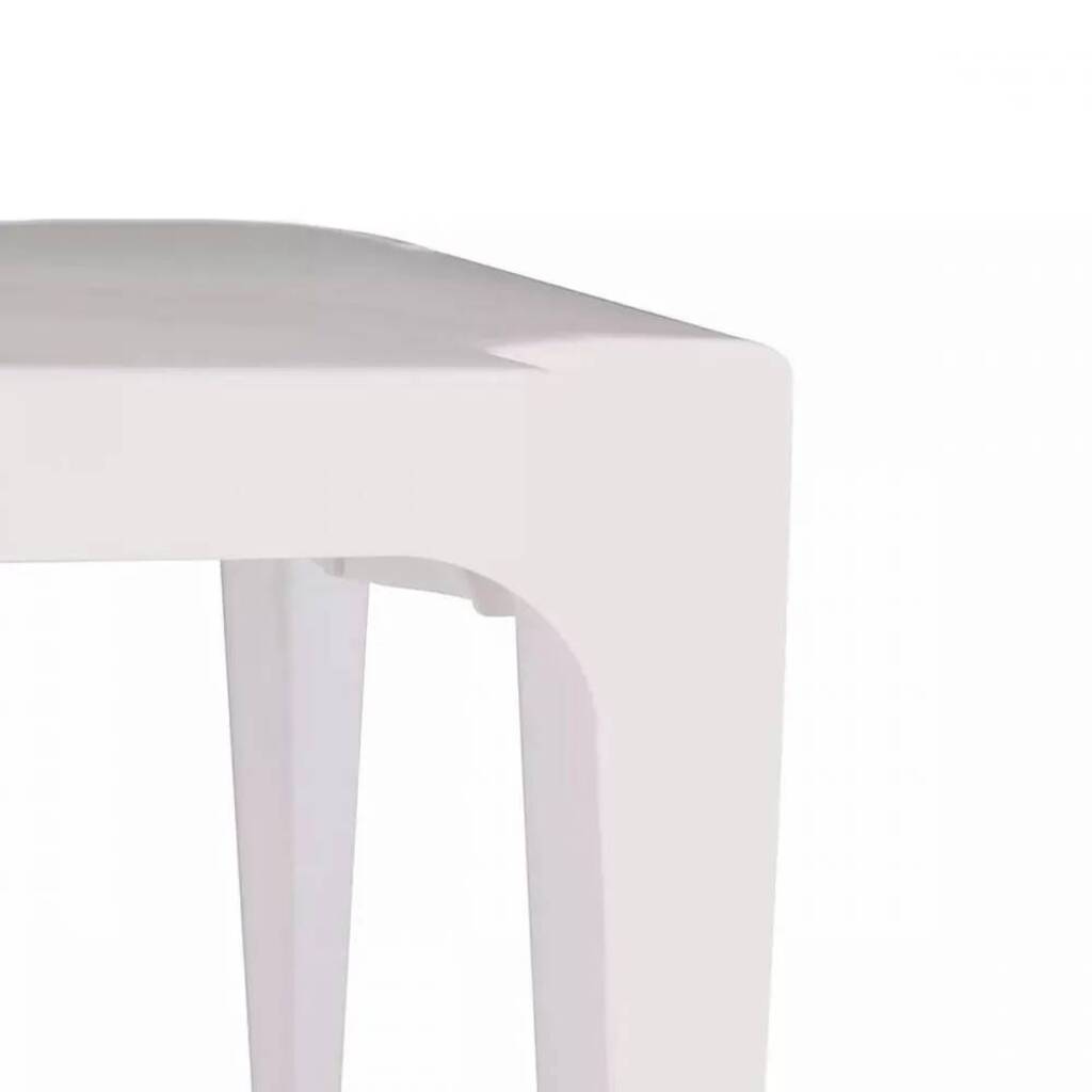 Mesa Quadrada Bela Vista Branco 70,50cm x 70cm x 70cm - Mor - 15151001