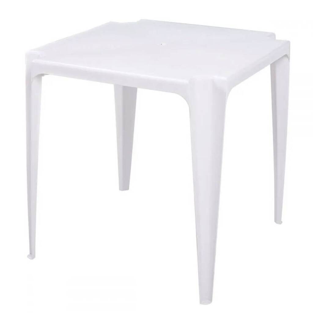 Mesa Quadrada Bela Vista Branco 70,50cm x 70cm x 70cm - Mor - 15151001