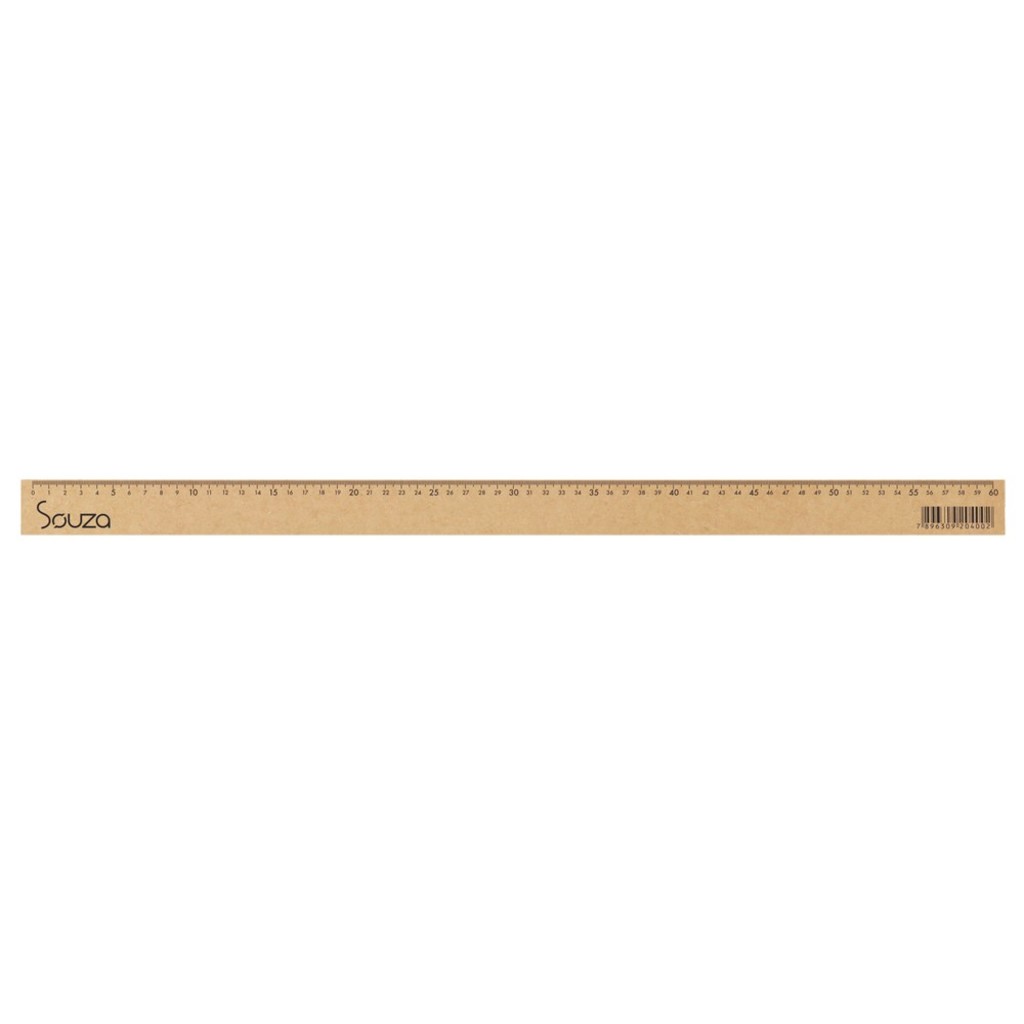 Régua MDF 60 Centímetros Souza - Unitário - 1562