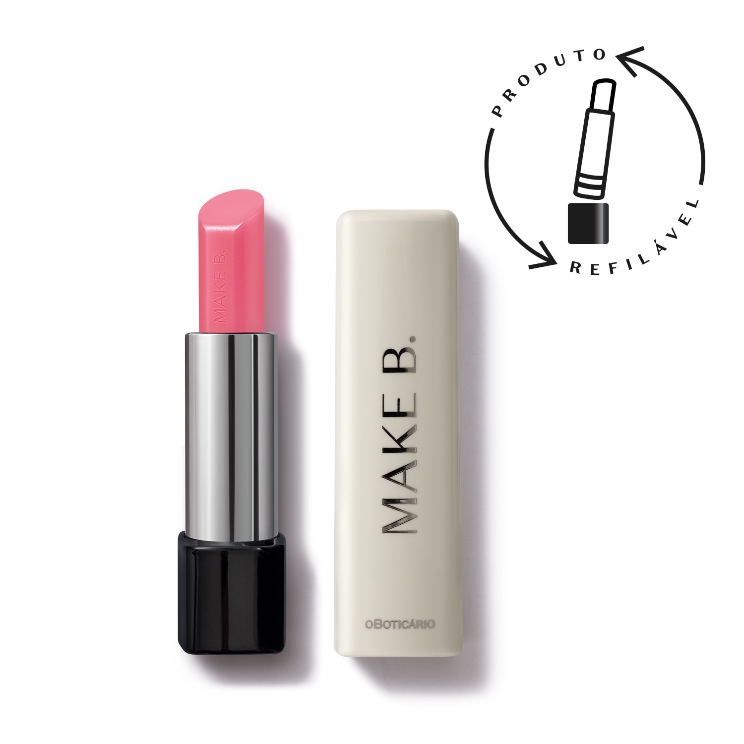 Balm Labial Rosa Rosewater Make B. Micro Tint 3,6g
