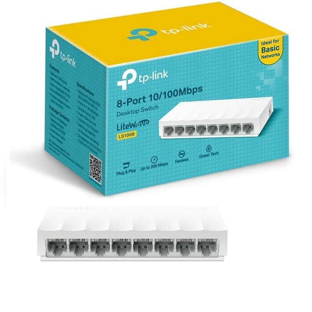 Switch Tp-Link LS1008 8 Portas 10/100Mbps