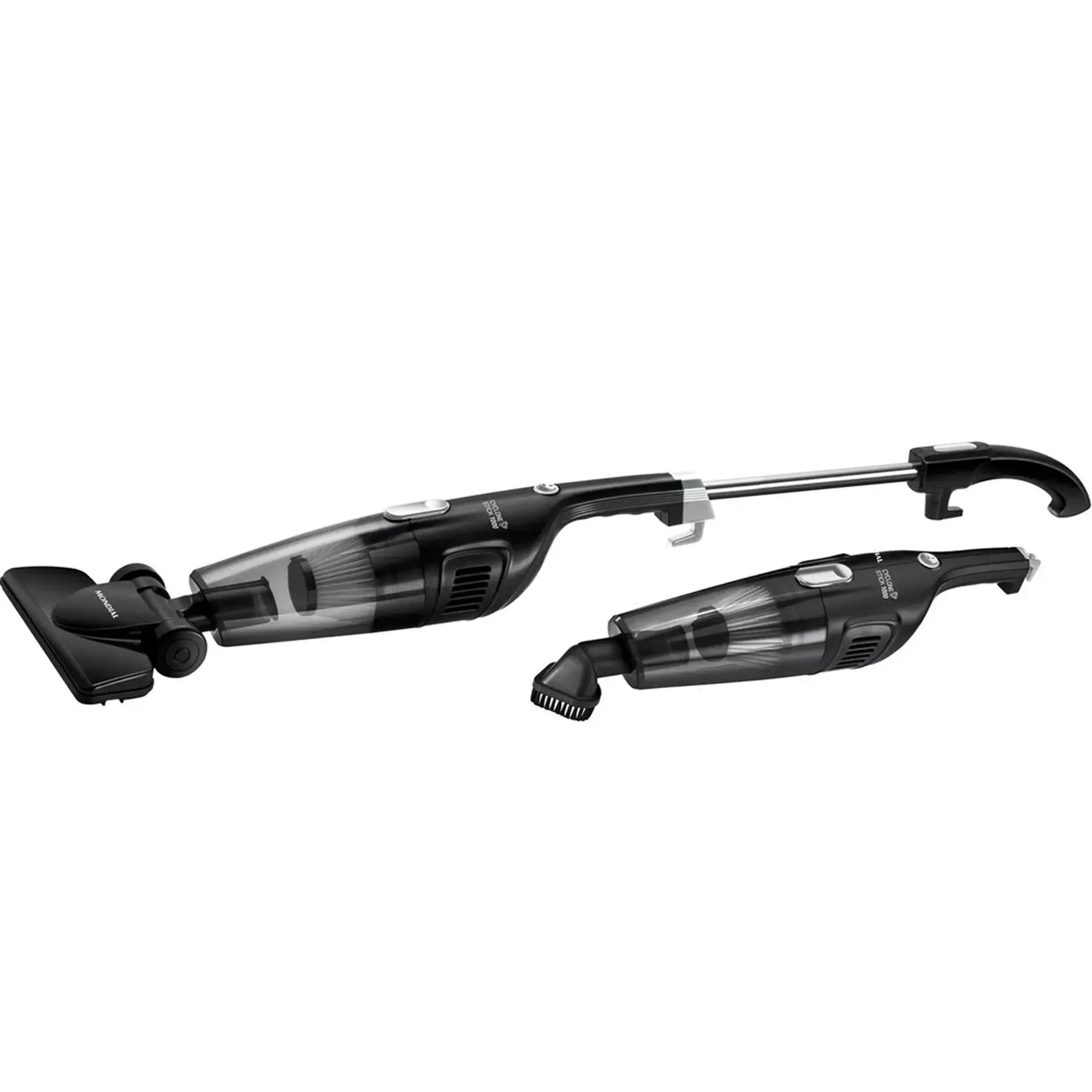 Aspirador Vertical Portátil Mondial Cyclone AP-2 Pó 1000W Filtro Hepa - Preto/Prata - 110 Volts