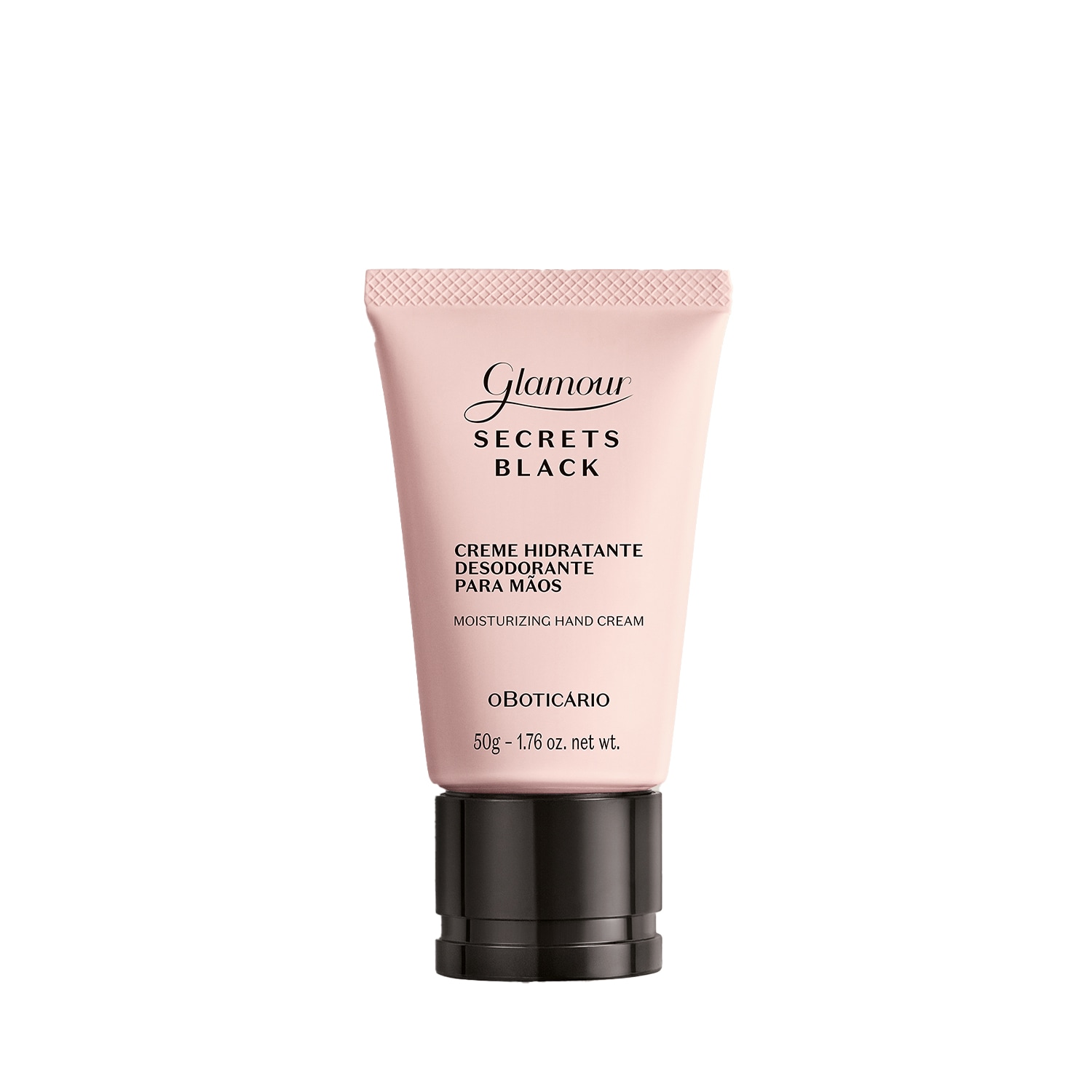 Creme Desodorante Hidratante para Mãos Glamour Secrets Black 50g