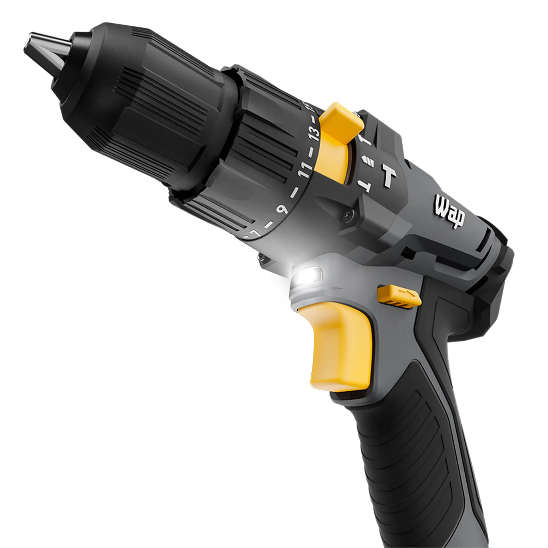 Furadeira e Parafusadeira de Impacto WAP 3/8 Polegadas FW009461 - Cinza/Amarelo - Bivolt