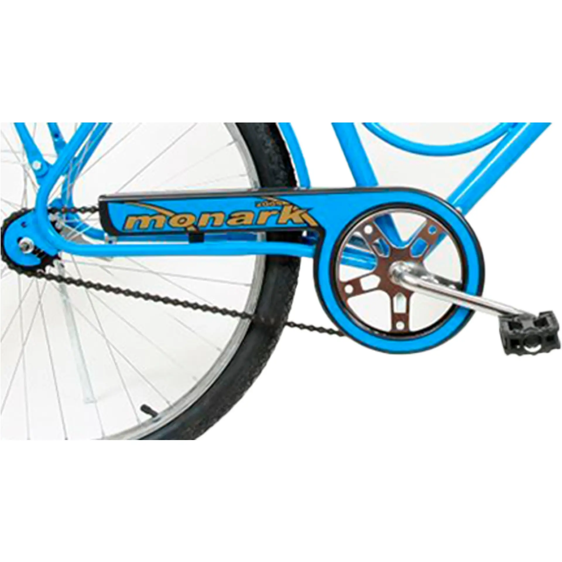 Bicicleta Aro 26 Monark Barra Circular Contra Pedal - Azul