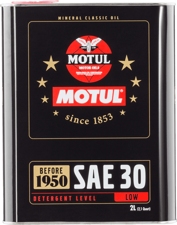 Óleo Para Motor de Carro Clássico MOTUL CLASSIC SAE 30 2L 104509