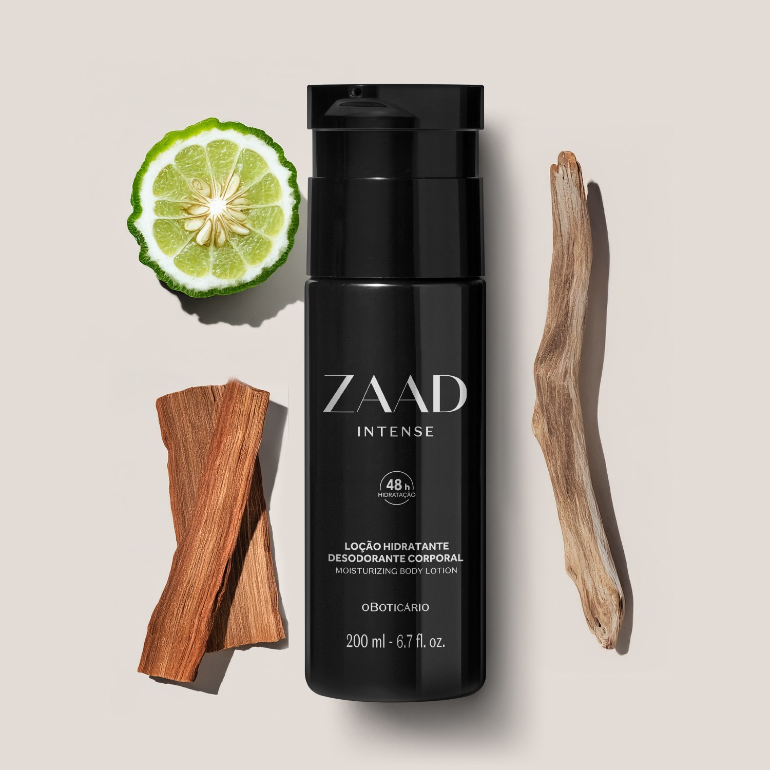 Loção Hidratante Desodorante Corporal Zaad Intense 200ml