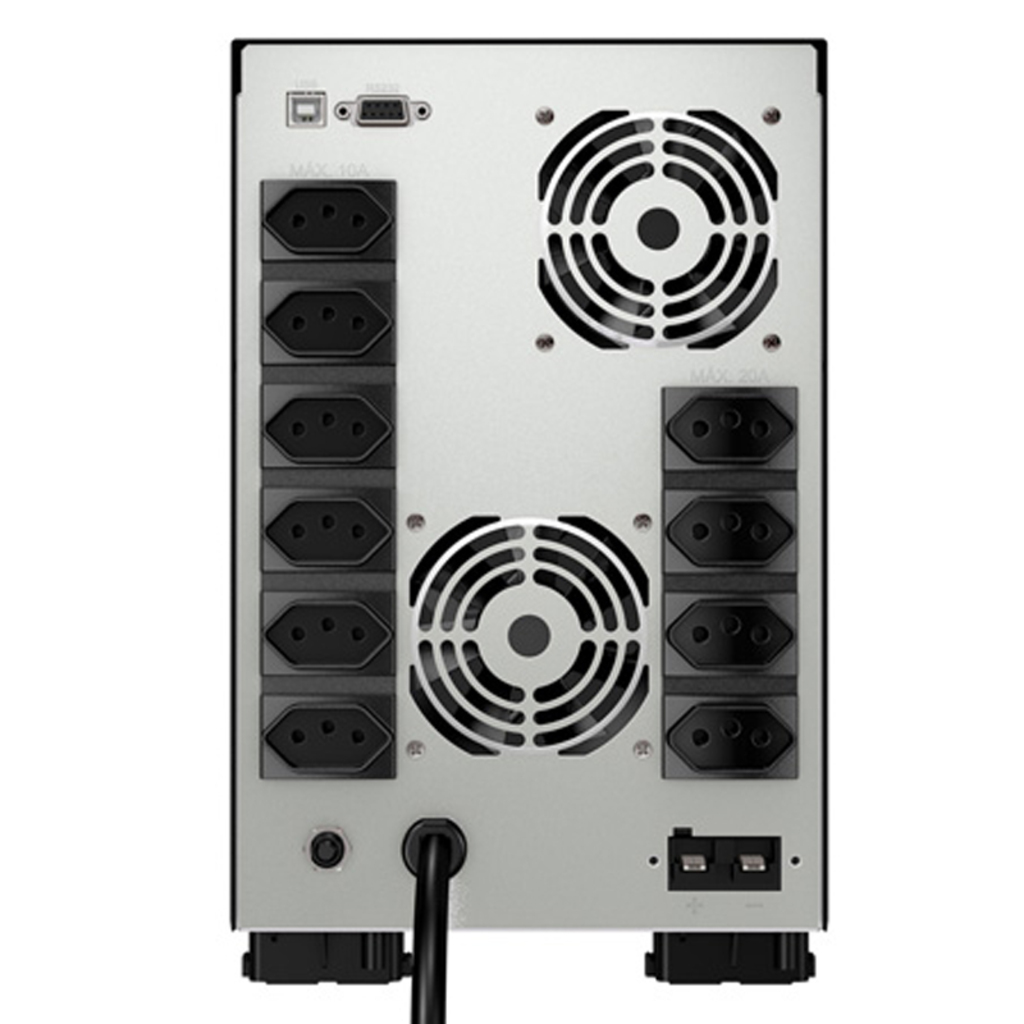 No-Break Senoidal SMS Power Sinus NG 3.2 KVA Entrada Bivolt e Saída 115V 2 Baterias- com Conexão para Bateria Externa - 27872