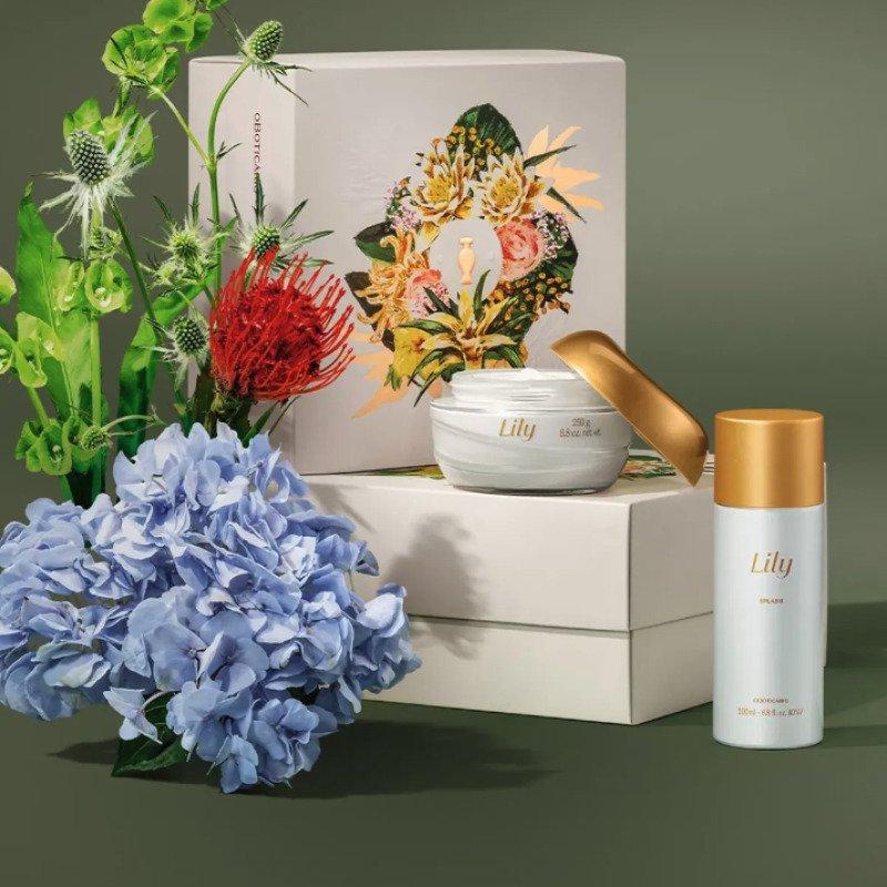Kit Presente Lily Body Splash O Boticário 2 Itens