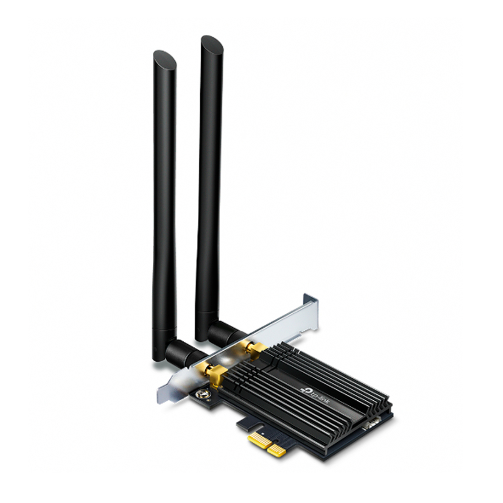 Placa PCI-Express Wireless AX3000 2 Antenas Dual Band Wi-Fi 6 e Bluetooth 5.0 TP-Link - ARCHER TX50E