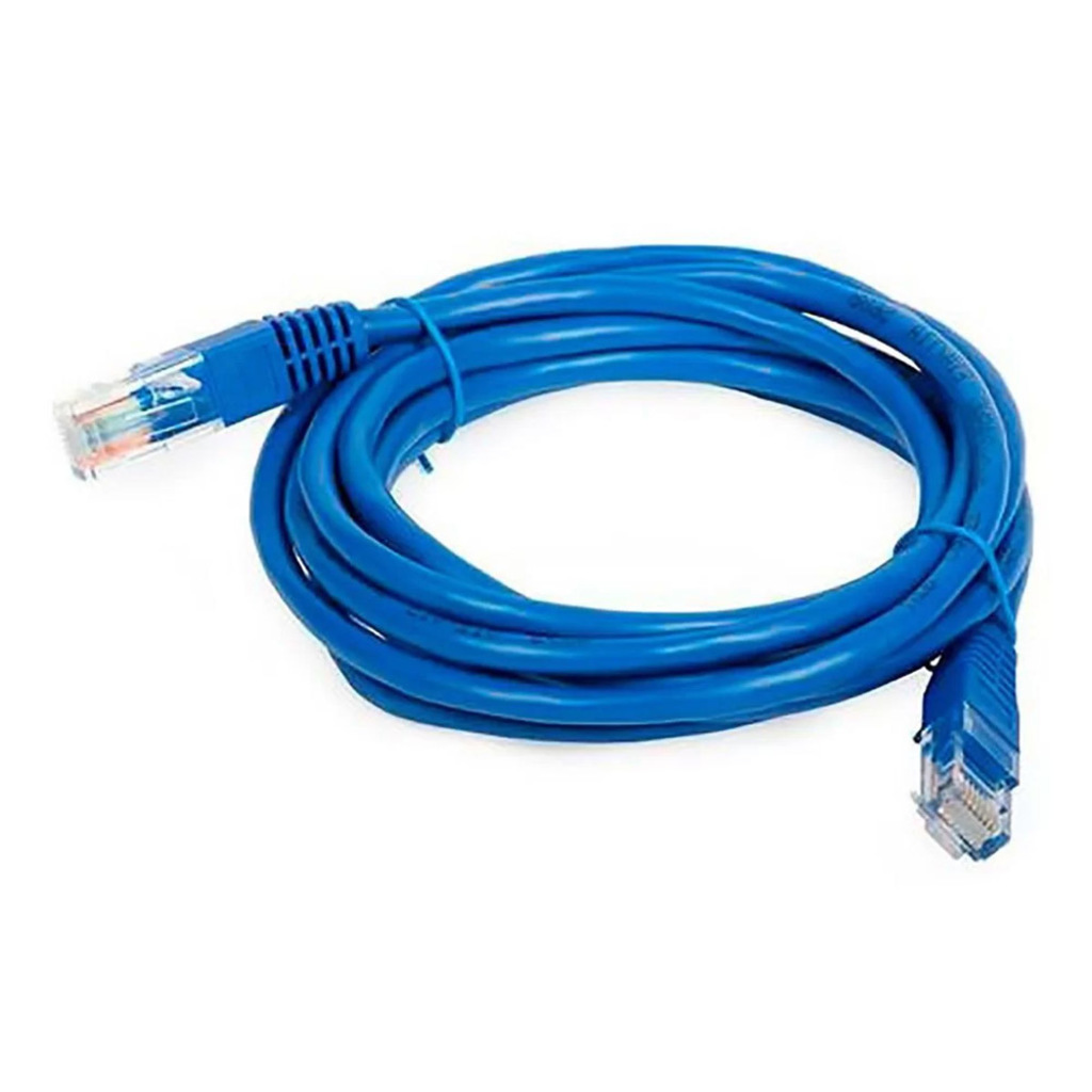 Cabo Patch Cord Cat.5 3,0 Metros Azul 5+ 018-1069