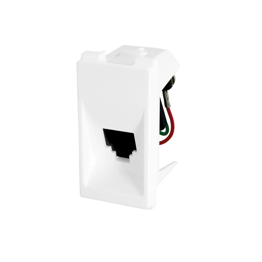 Tomada para RJ11 Módulo Pial PoP l Legrand Branco - LG090