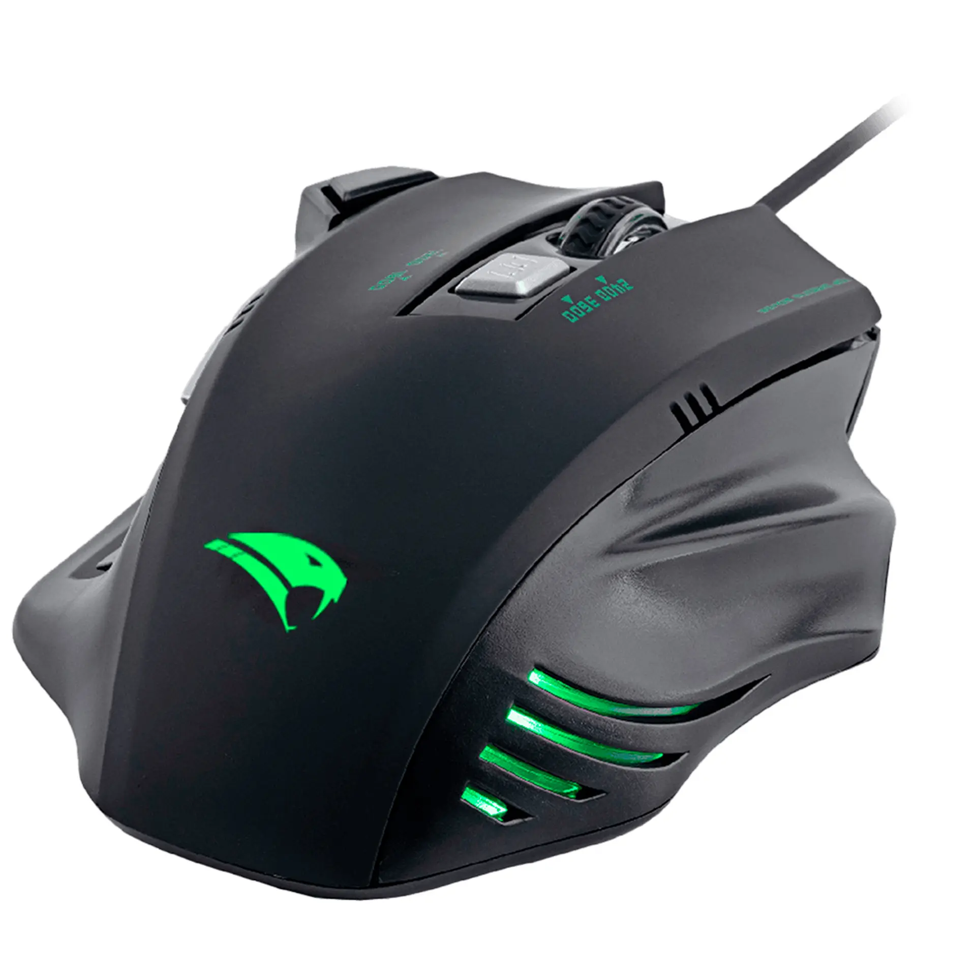 Kit Teclado e Mouse Gamer Viper Pro Python USB ABNT2 5 Botões - Preto/Verde - Bivolt
