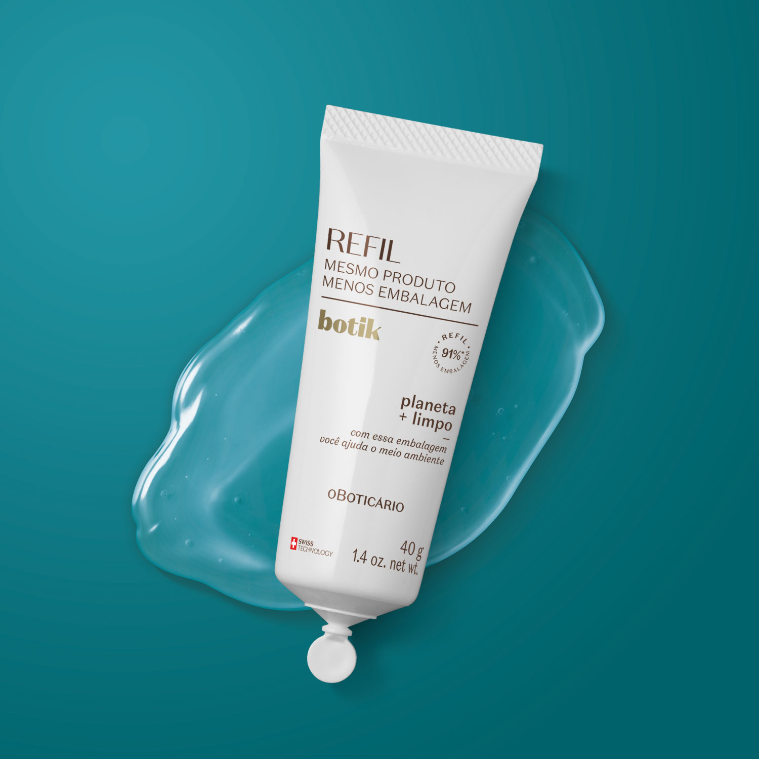 Refil Máscara Facial Reset Noturno Ácido Glicólico Botik 40g
