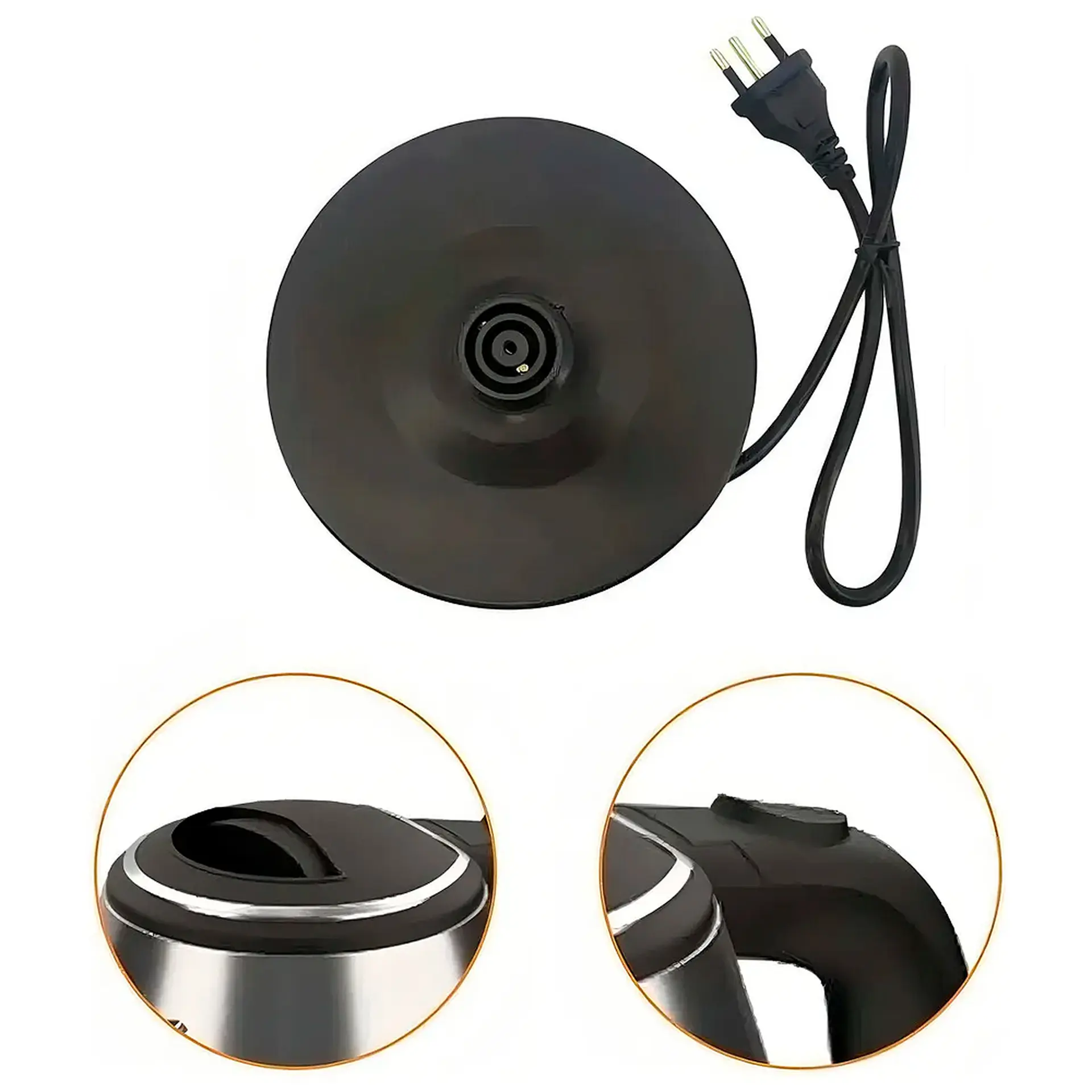 Chaleira Elétrica Done KZ-18-I Inox - Inox/Preto - 220 Volts