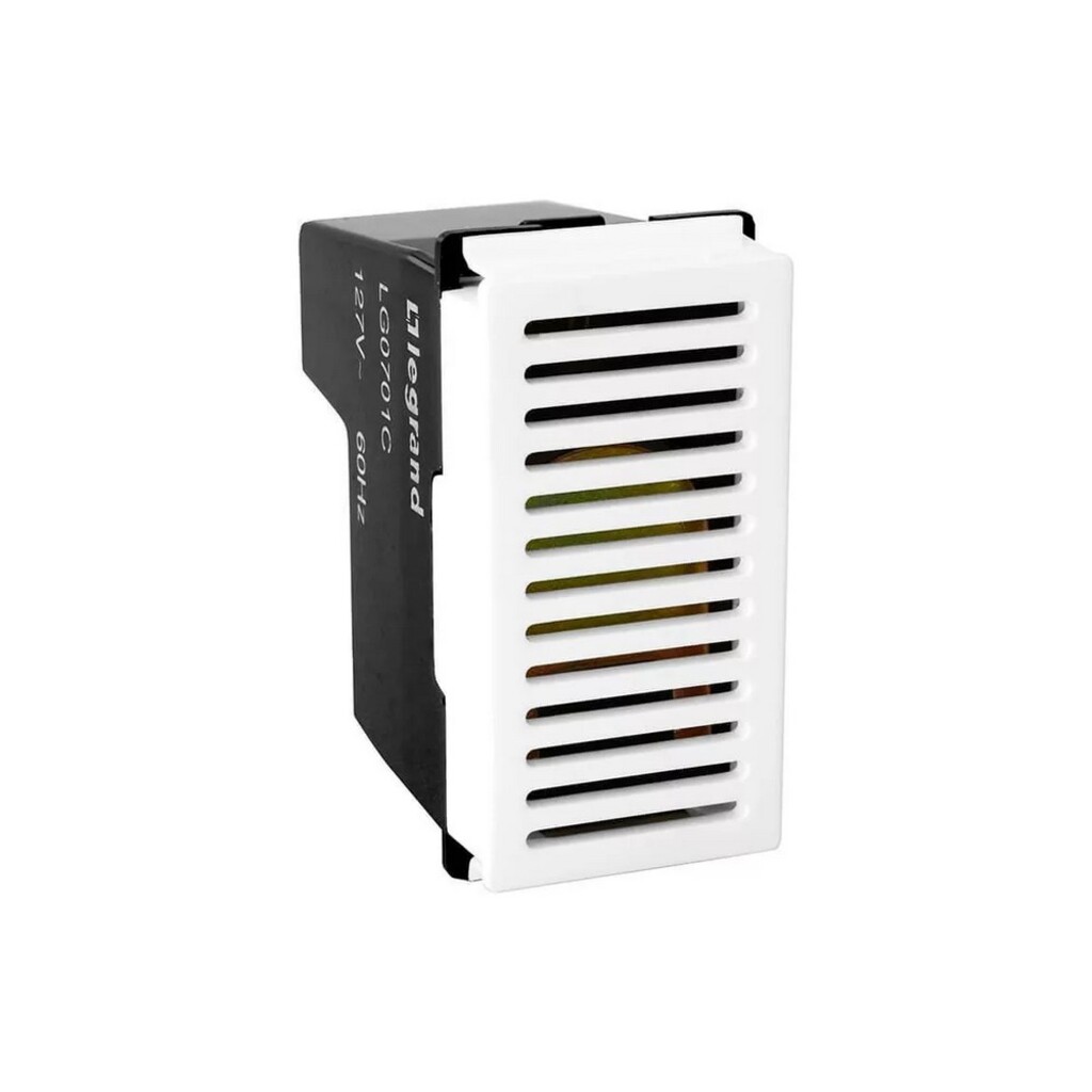 Campainha Eletrônica Modulo Cigarra com Fio 127v Branco Pial Pop I Legrand - LG0701C