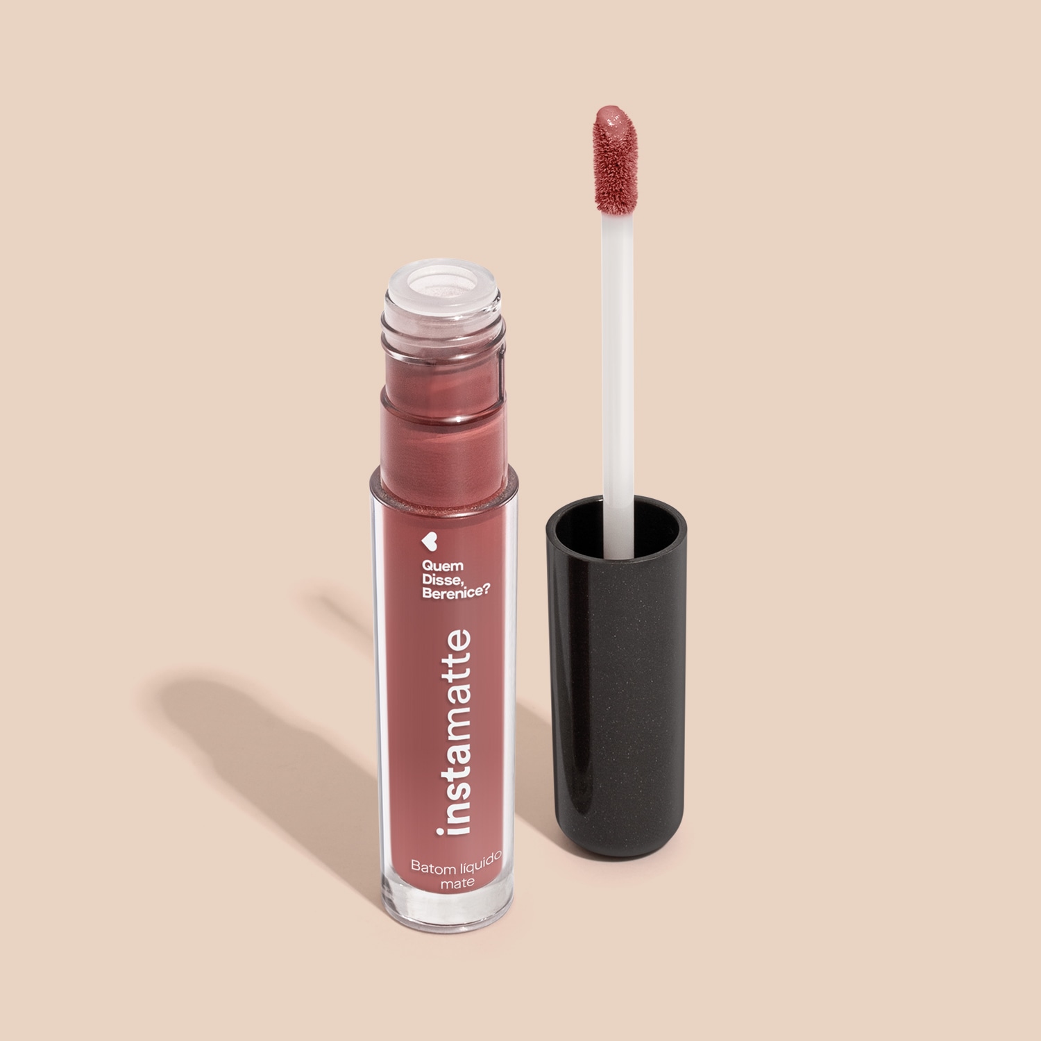 Batom Líquido Marrom Castanheli Instamatte Quem Disse Berenice? 4ml