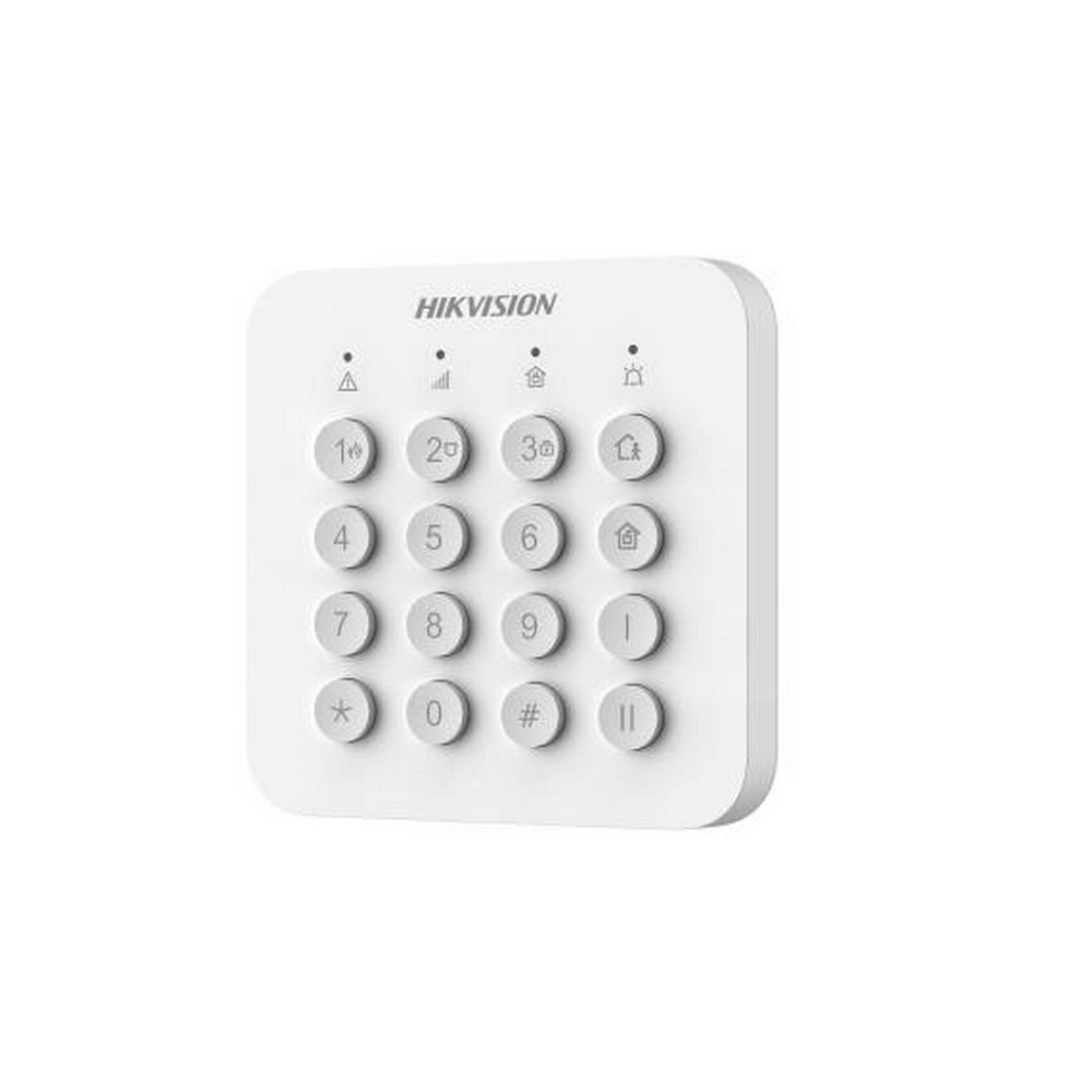 Painel Teclado para Alarme Sem Fio Hikvision DSPK201BWE