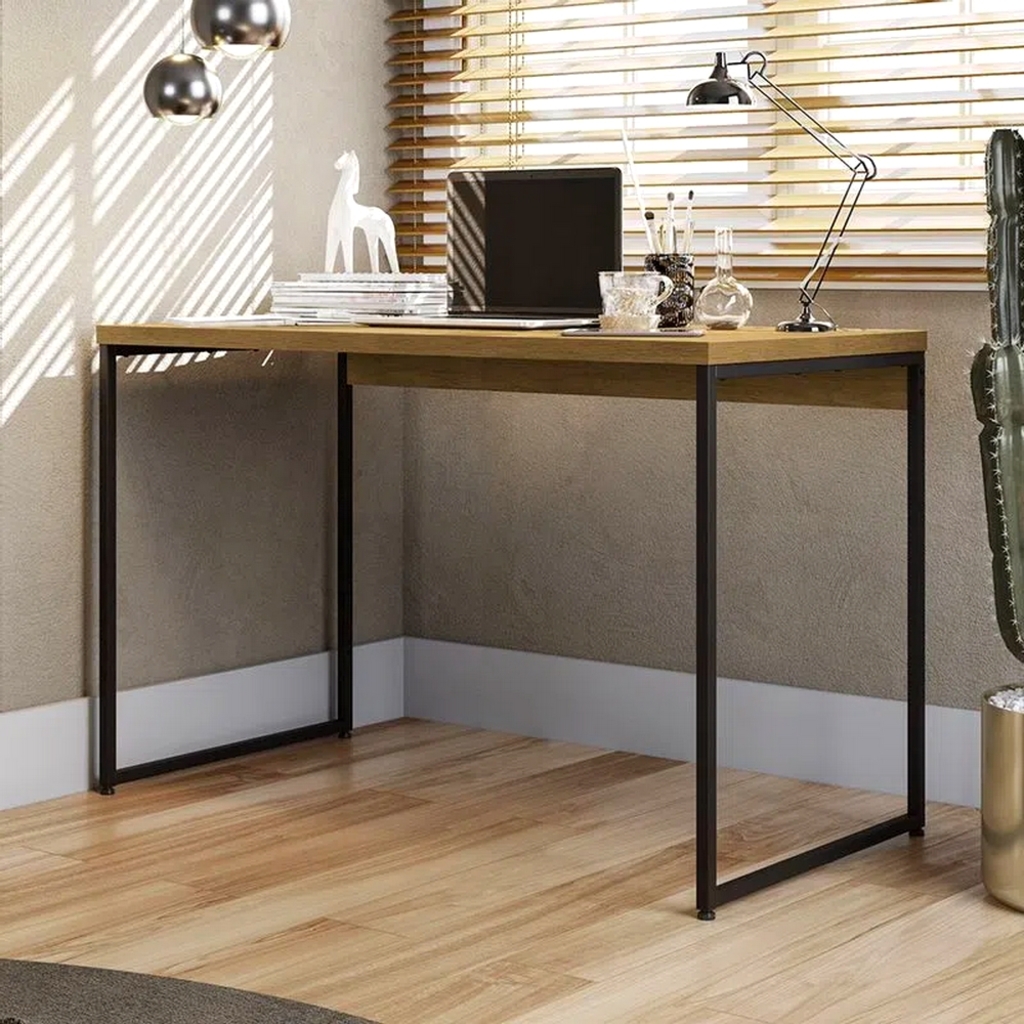 Mesa para Escritório Secretária 118cm Linha Industrial Kappesberg - LI002-FRPRF