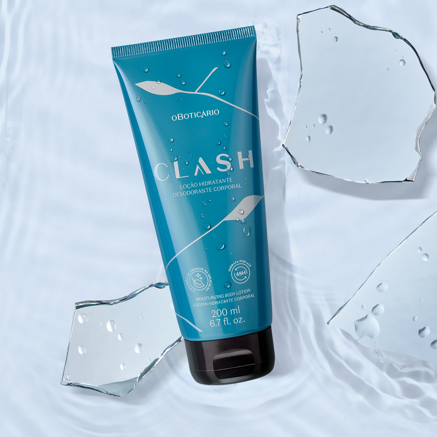 Loção Hidratante Desodorante Corporal Clash 200ml