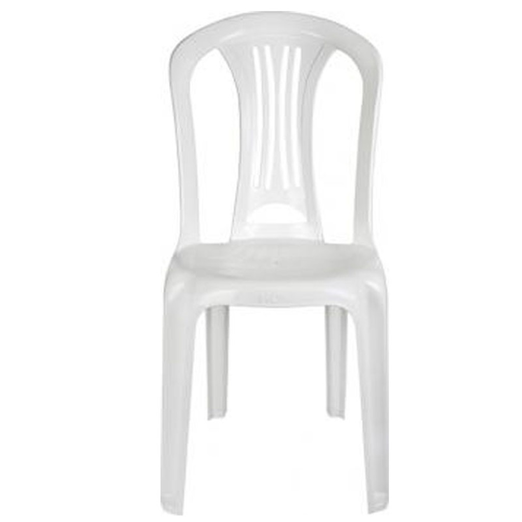 Cadeira Fixa de Plástico - Branco - Bistro - Mor - 15151103