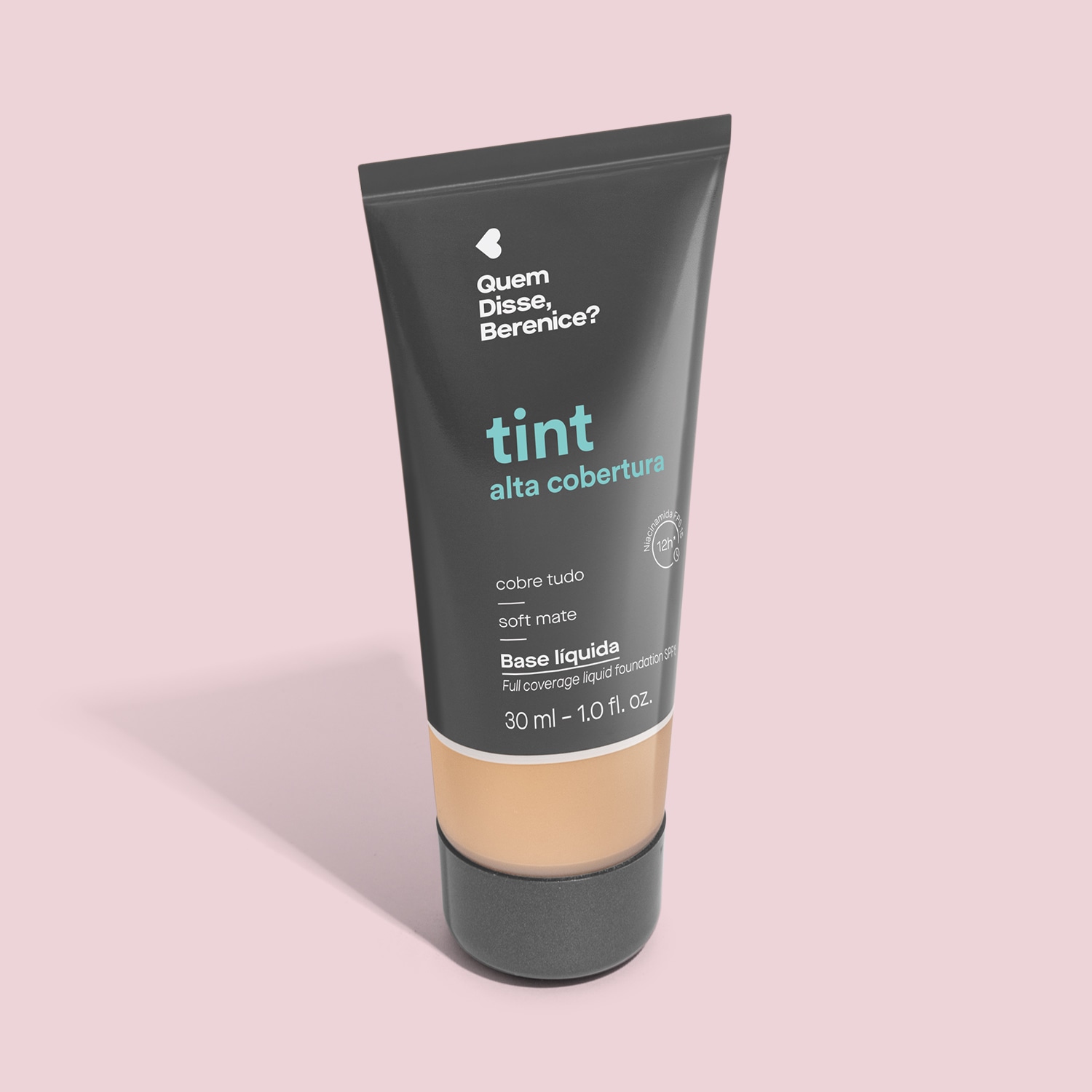 Base Líquida Tint Alta Cobertura Cor 150F Quem Disse, Berenice? 30ml