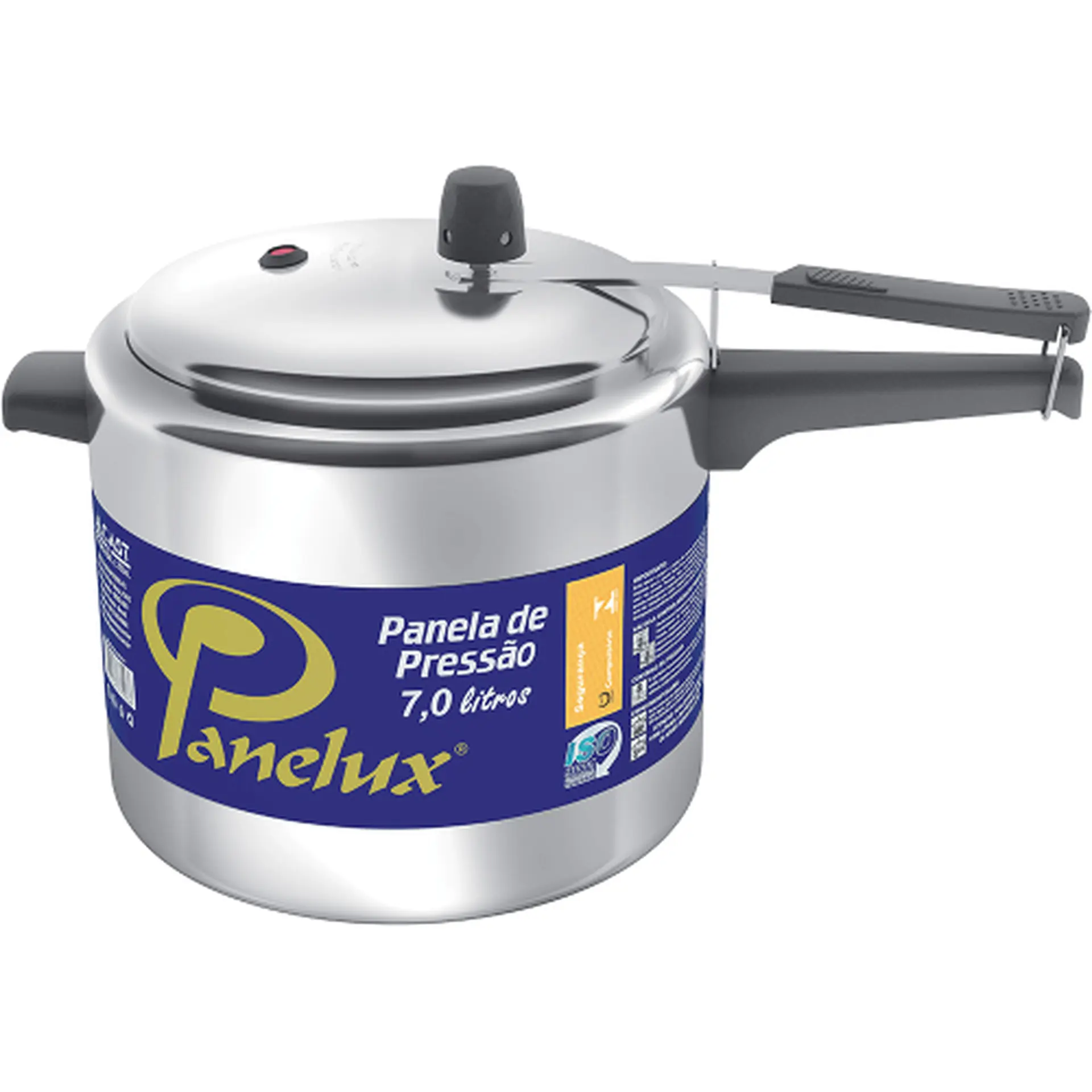 Panela de Pressão Panelux Alumínio Polido 7L Classic