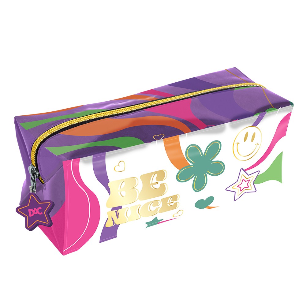 Estojo Escolar DAC Trendy Grande Cristal