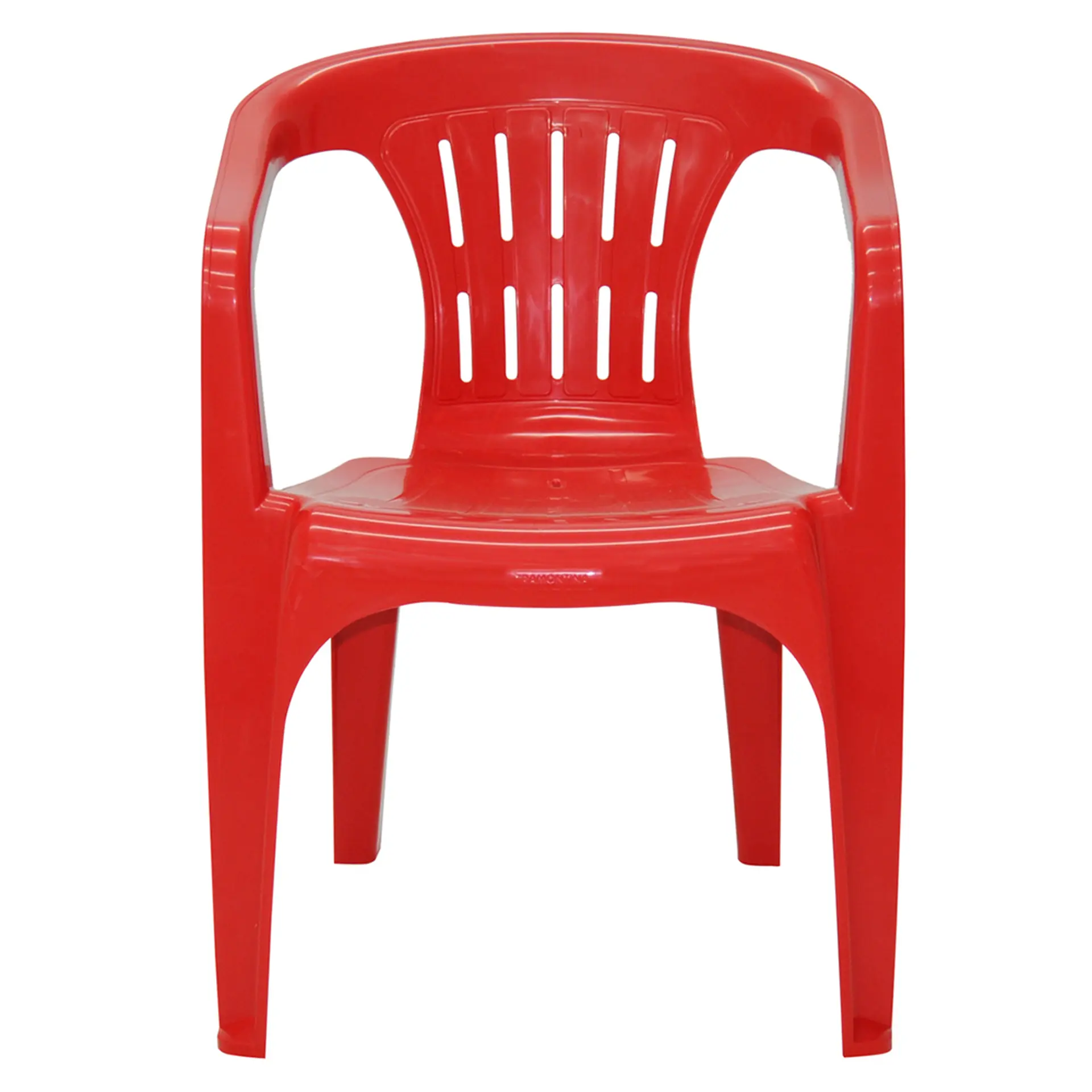 Conjunto de Mesa + 4 Cadeiras Plástico Tramontina - Vermelho