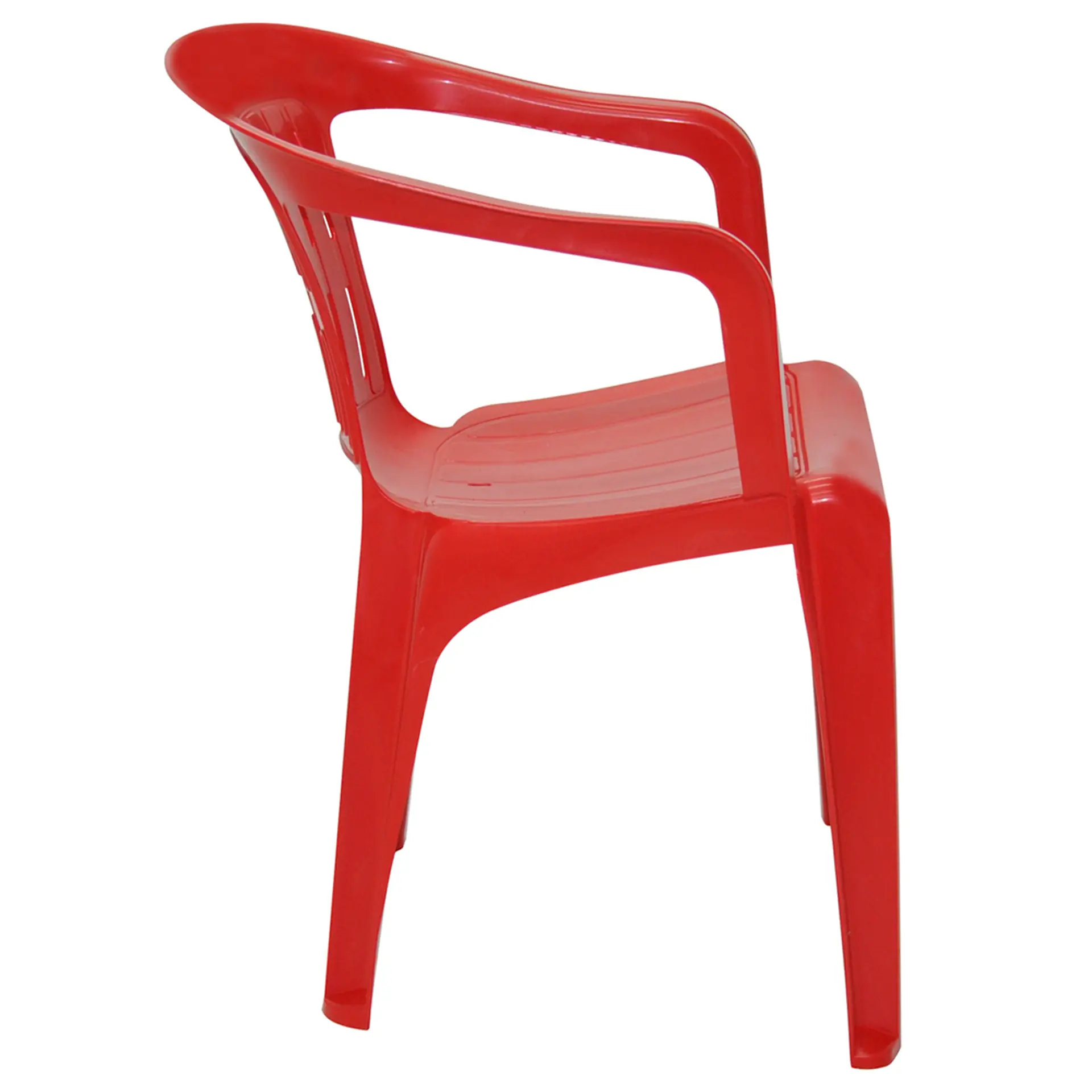 Conjunto de Mesa + 4 Cadeiras Plástico Tramontina - Vermelho