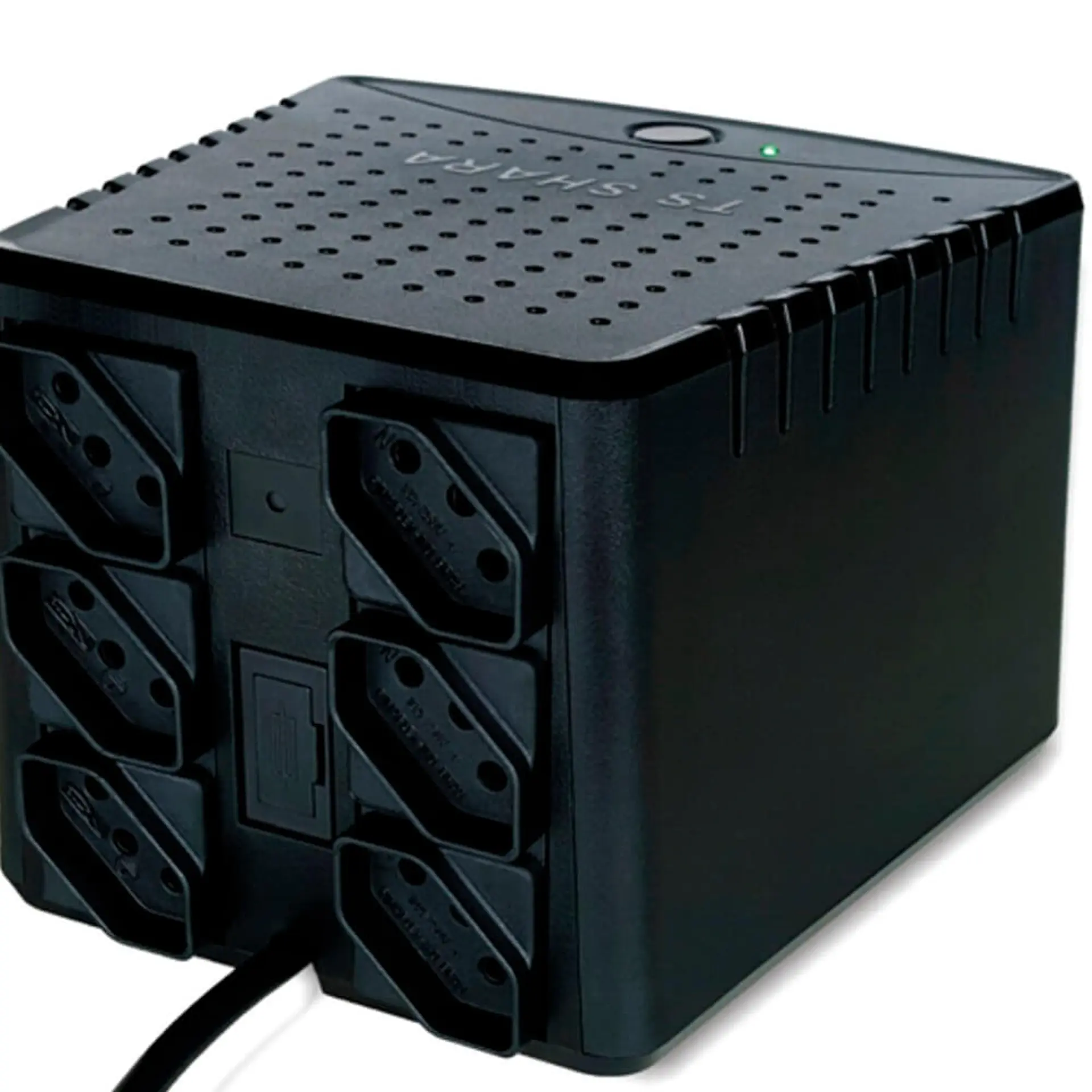 Estabilizador TS Shara PowerEst Home 2000VA 6 Tomadas - Preto - 110 Volts