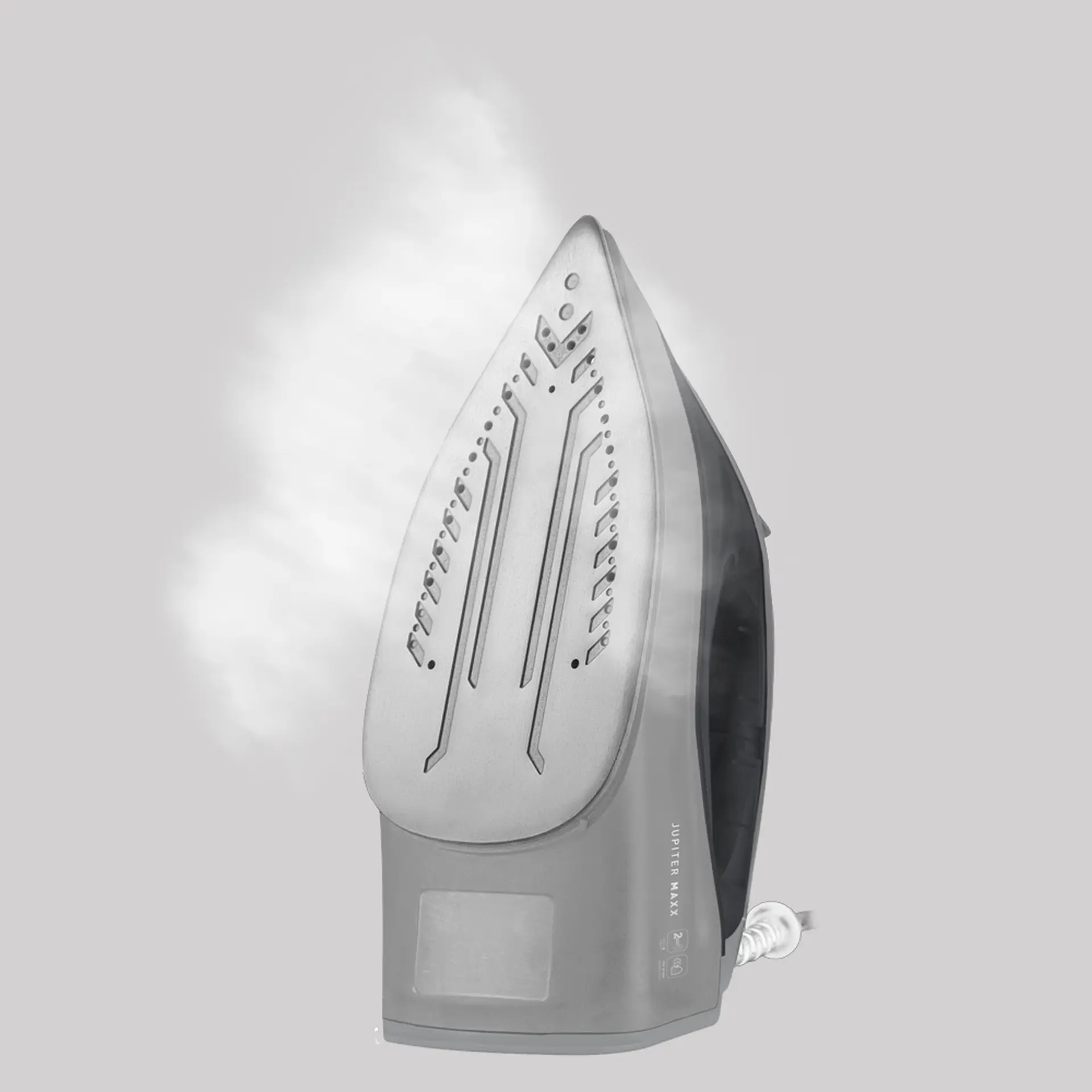 Ferro de Passar 2 em 1 Seco e Vapor Mallory Jupiter Maxx - Cinza/Laranja - 220 Volts