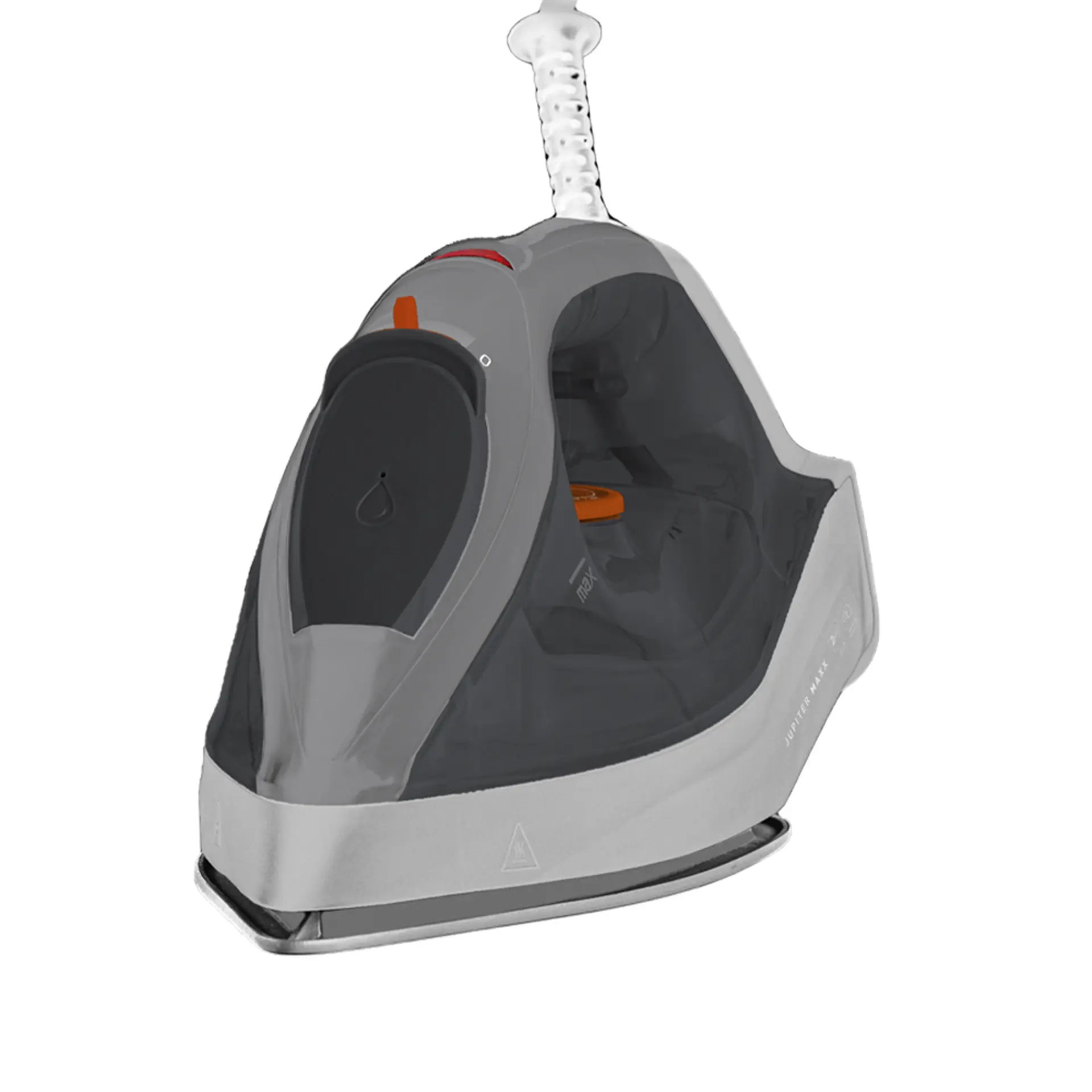 Ferro de Passar 2 em 1 Seco e Vapor Mallory Jupiter Maxx - Cinza/Laranja - 220 Volts