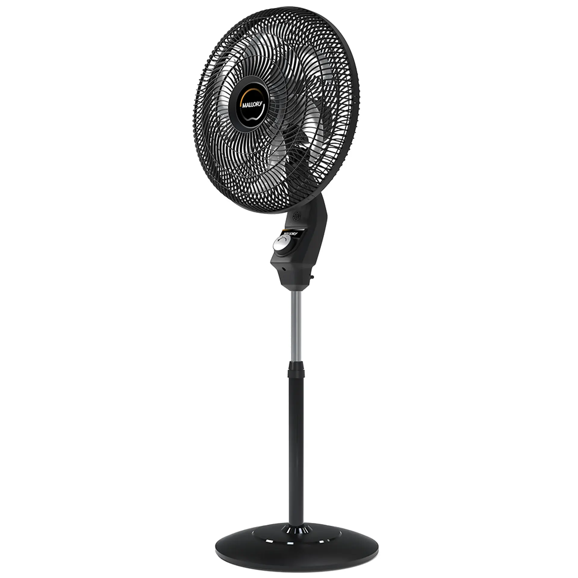 Ventilador de Coluna Mallory Éolo 40cm 6 Pás 3 Velocidades 126W B9440170 - Preto/Grafite - 110 Volts