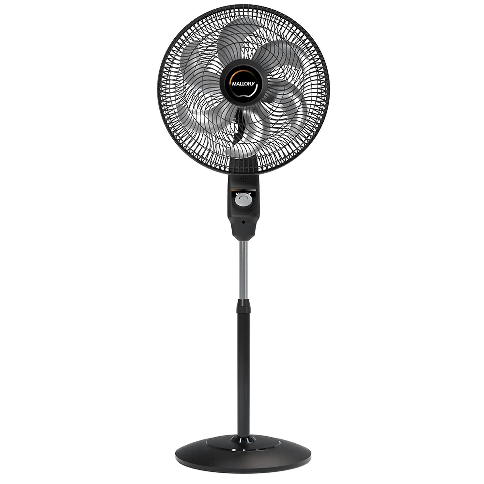 Ventilador de Coluna Mallory Éolo 40cm 6 Pás 3 Velocidades 126W B9440170 - Preto/Grafite - 110 Volts