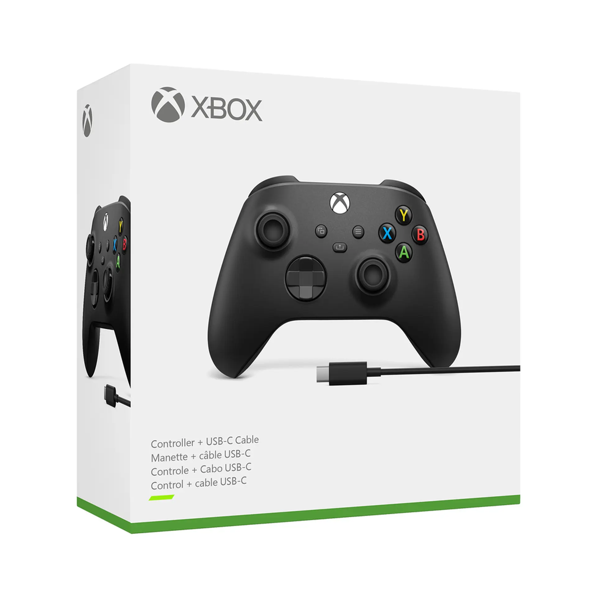 Controle Xbox Series sem Fio com Cabo USB-C Bluetooth 1V8-00013 - Preto