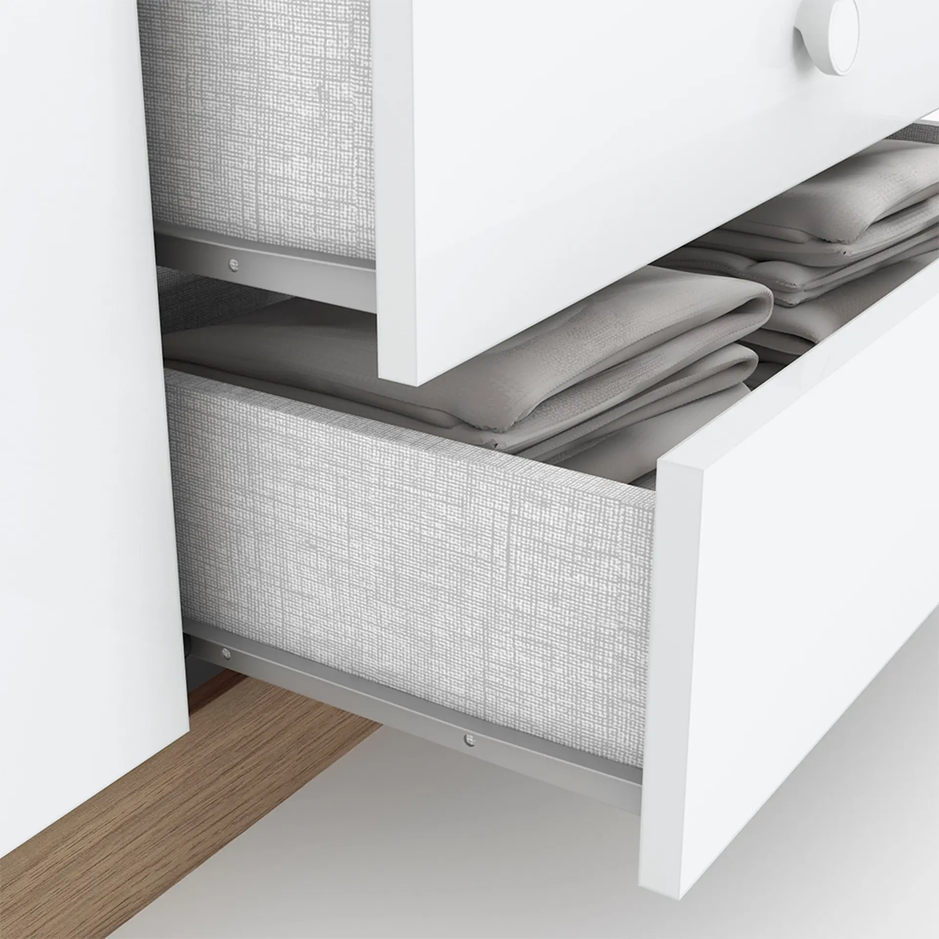 Quarto Infantil 2 Peças MDP MDF Henn Bala de Menta - Branco