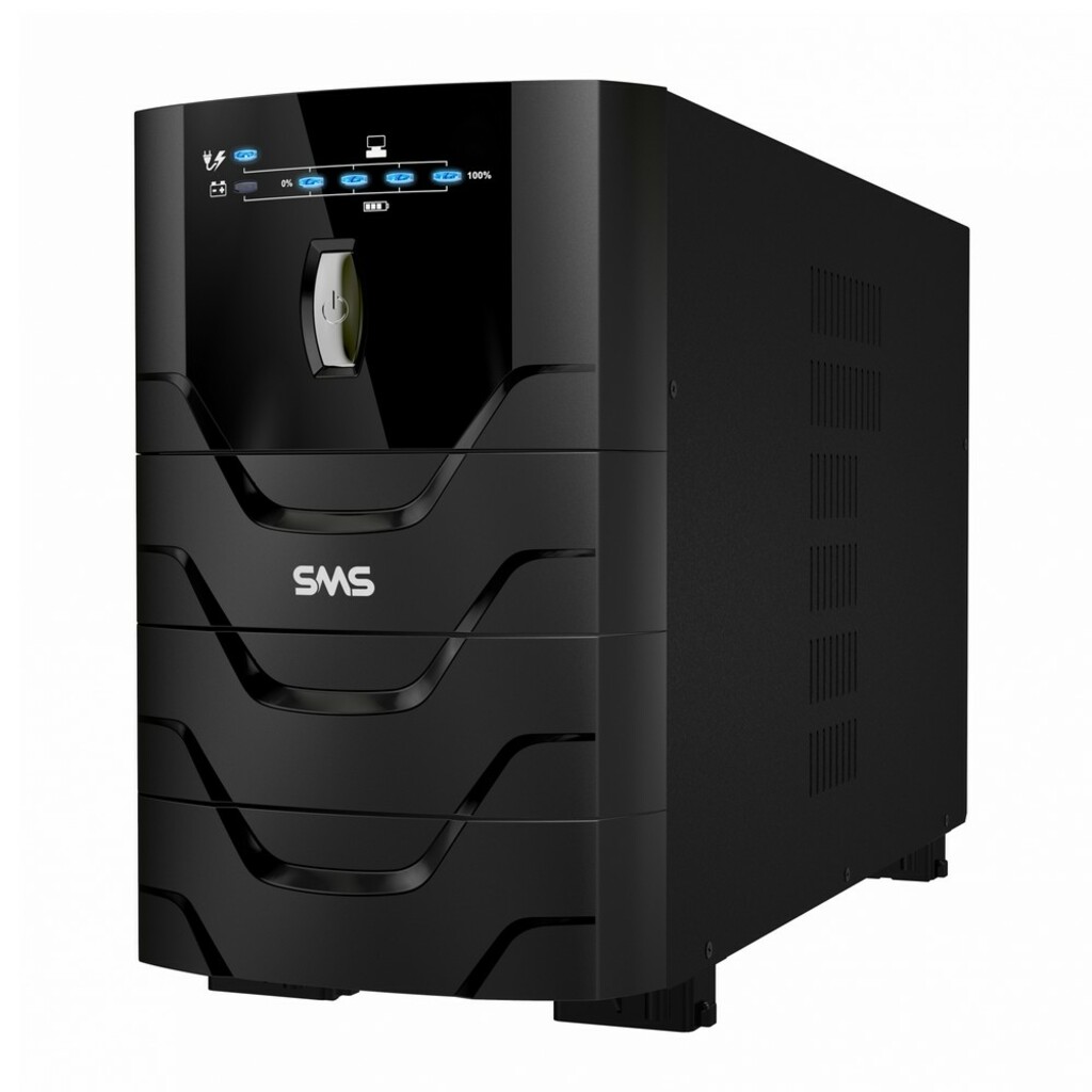 No-Break Senoidal SMS Power Sinus NG 3.2 KVA Entrada e Saída 220V 2 Baterias - Conexão para Bateria Externa - 27873