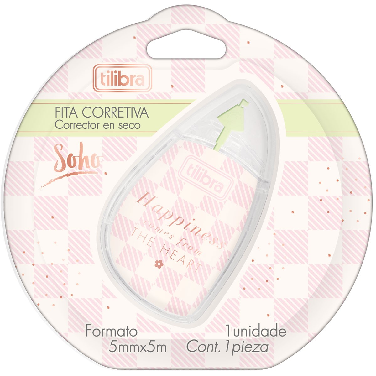 Corretiva Fita Tilibra Soho 5mm x 5mm Unidade -344419