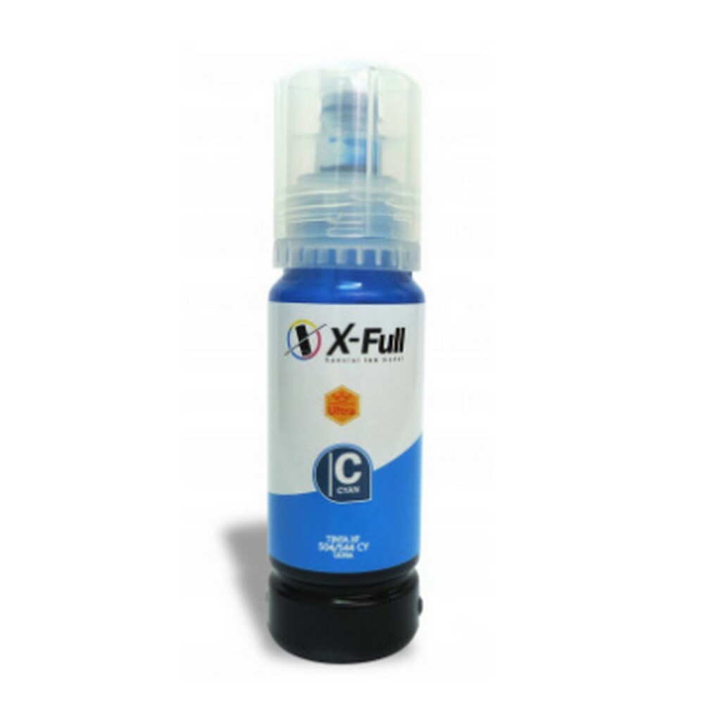 Tinta Cartucho Epson 504/544 CY Cyan 70ml X-Full Corante Potencial Suprimentos